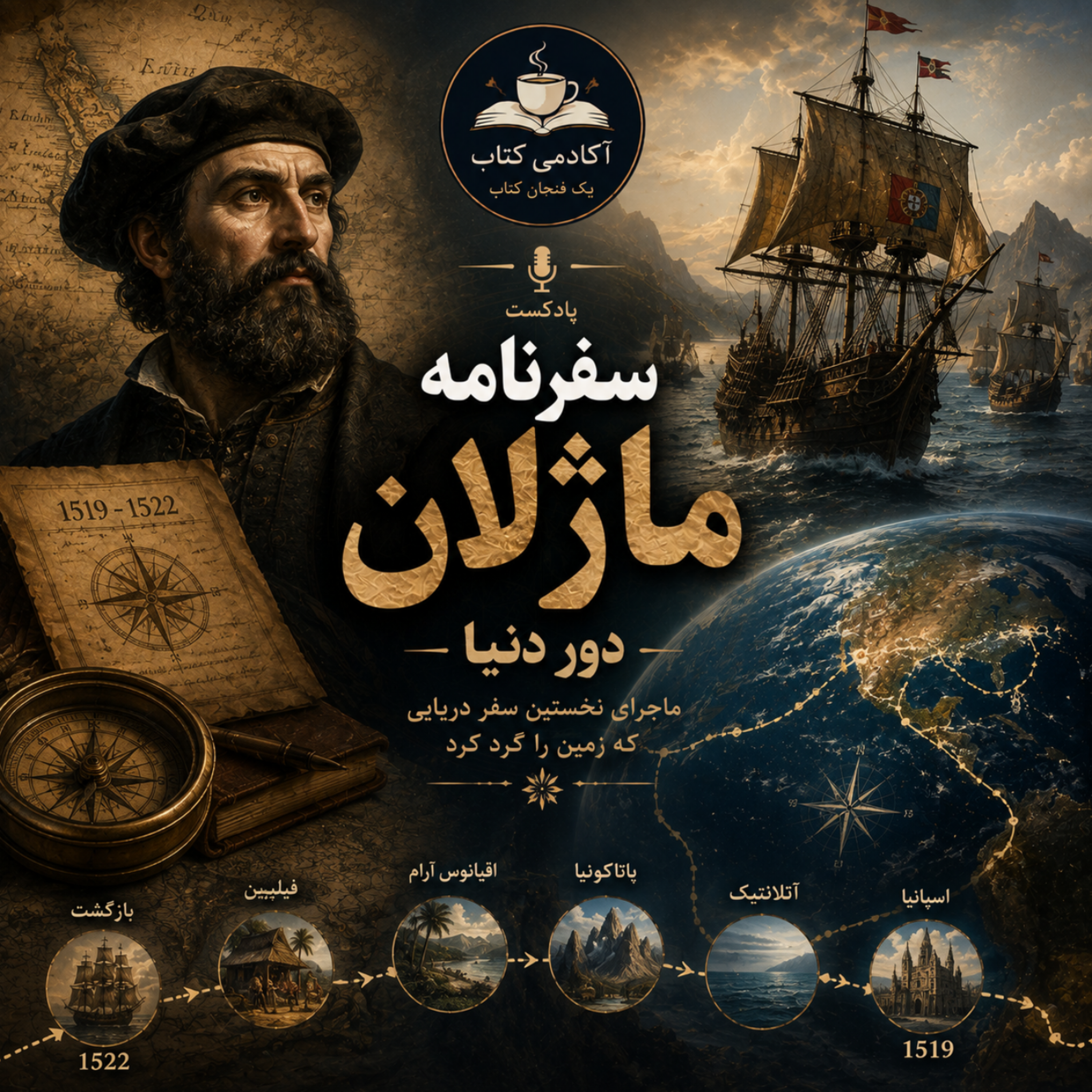 کاور سفرنامه ماژلان