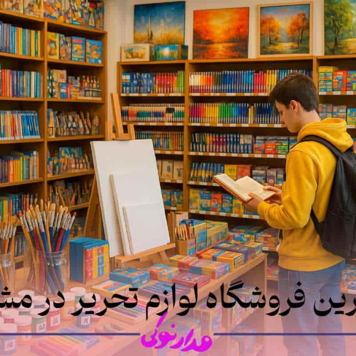 کاور بهترین فروشگاه لوازم تحریر در مشهد