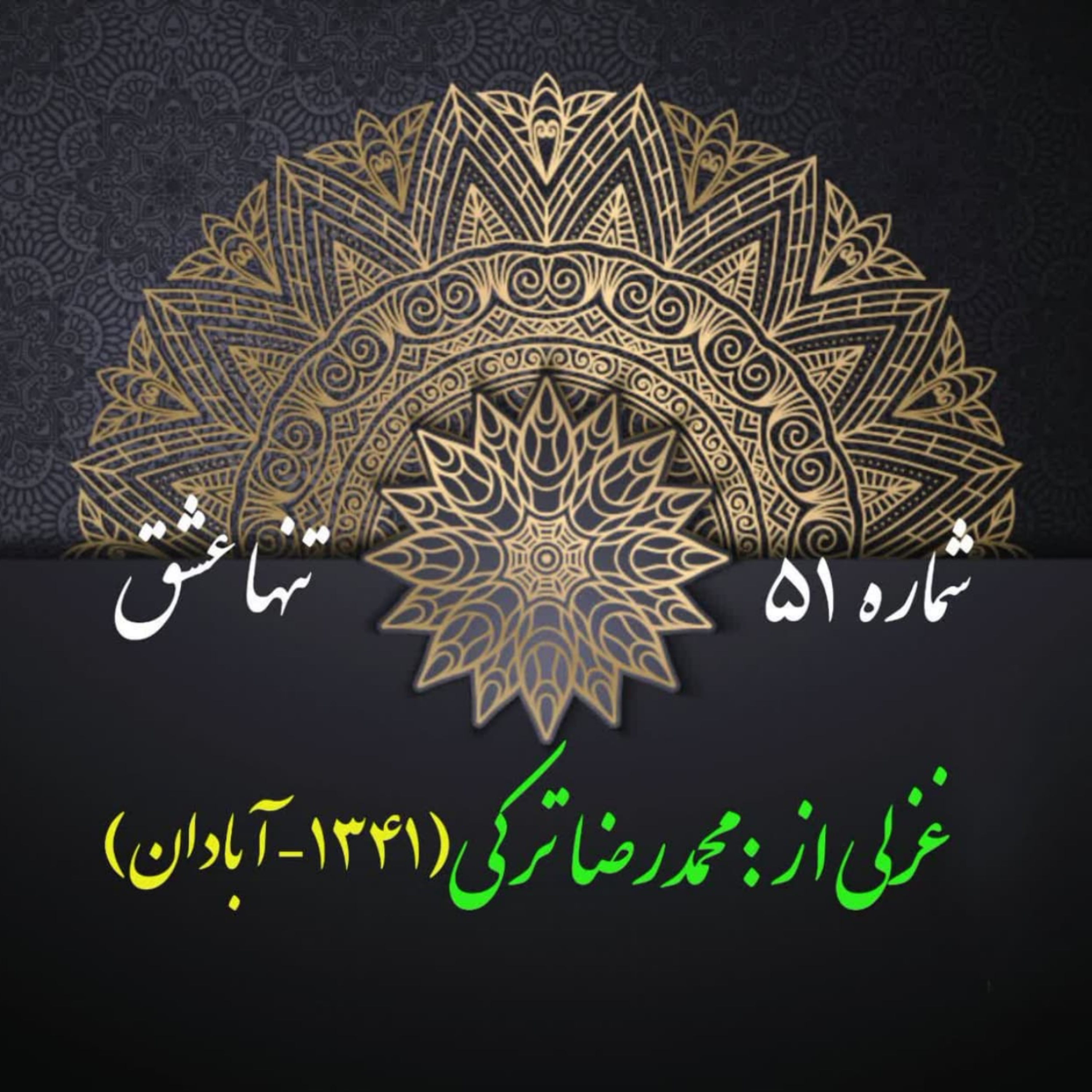 کاور شمارۀ 51 - غزلی از محمدرضا ترکی