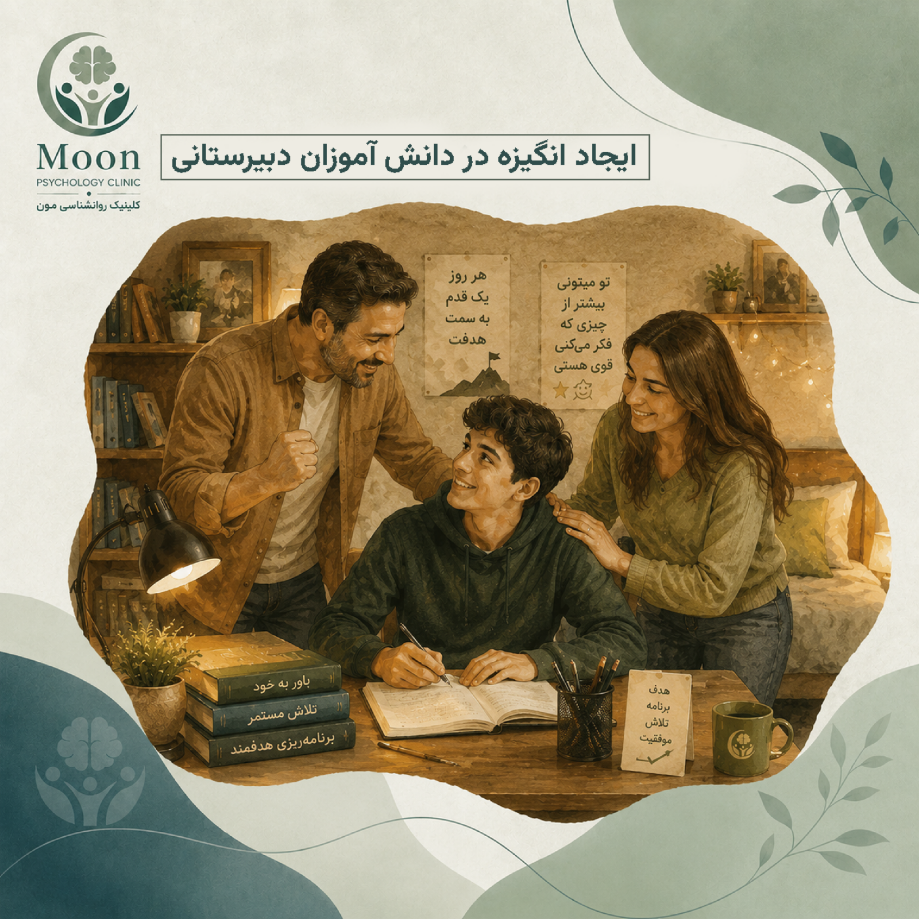 کاور ایجاد انگیزه در دانش آموزان دبیرستانی
