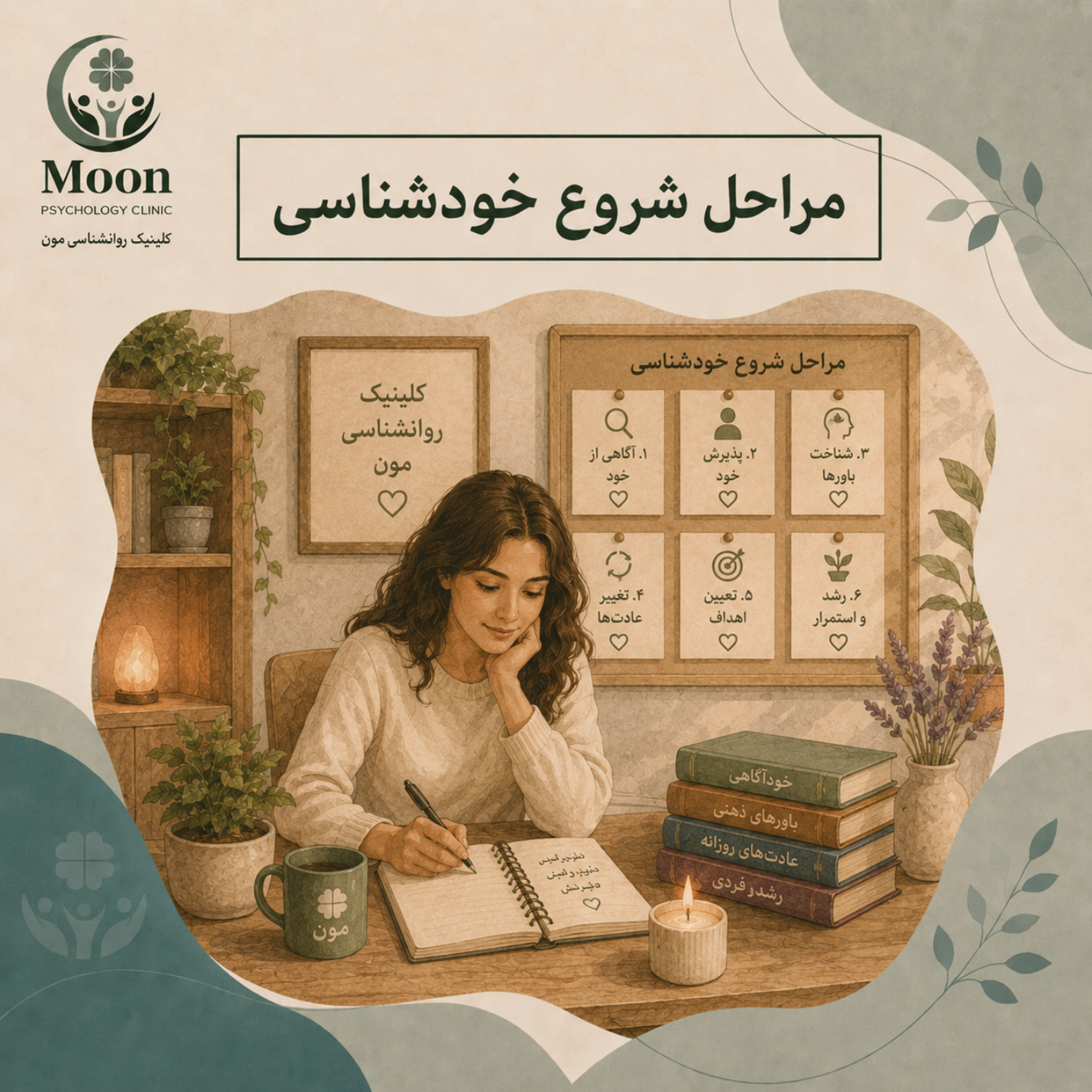 کاور مراحل شروع خودشناسی