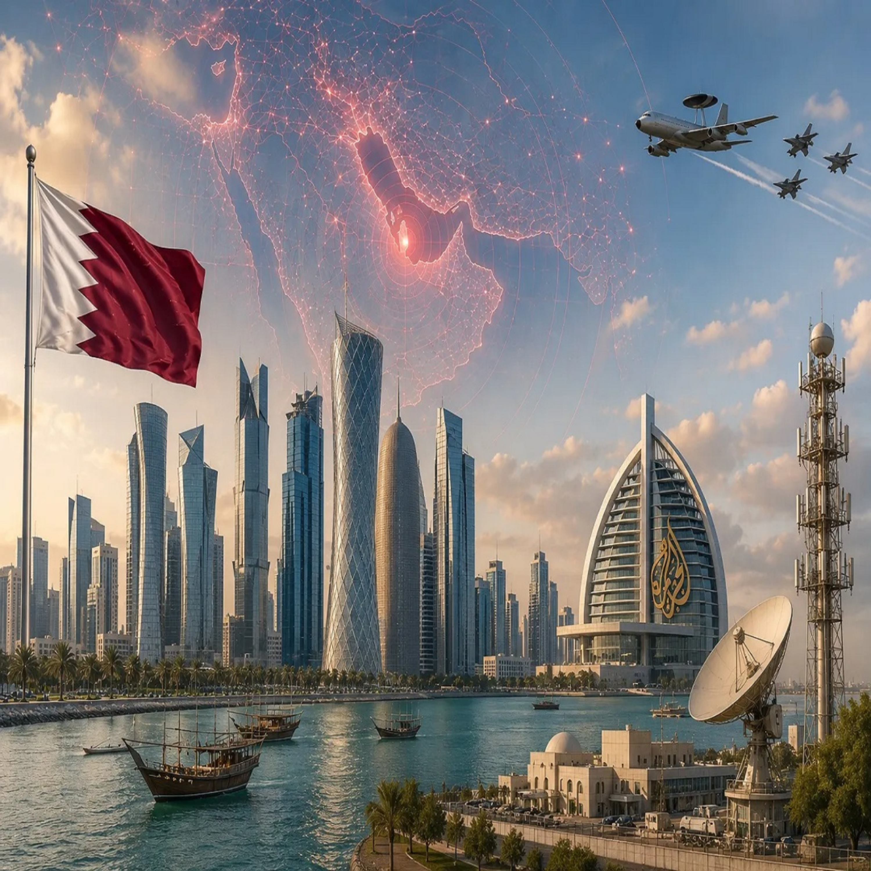 کاور قطر؛ امپراتوری رسانه یا اتاق عملیات آمریکا؟