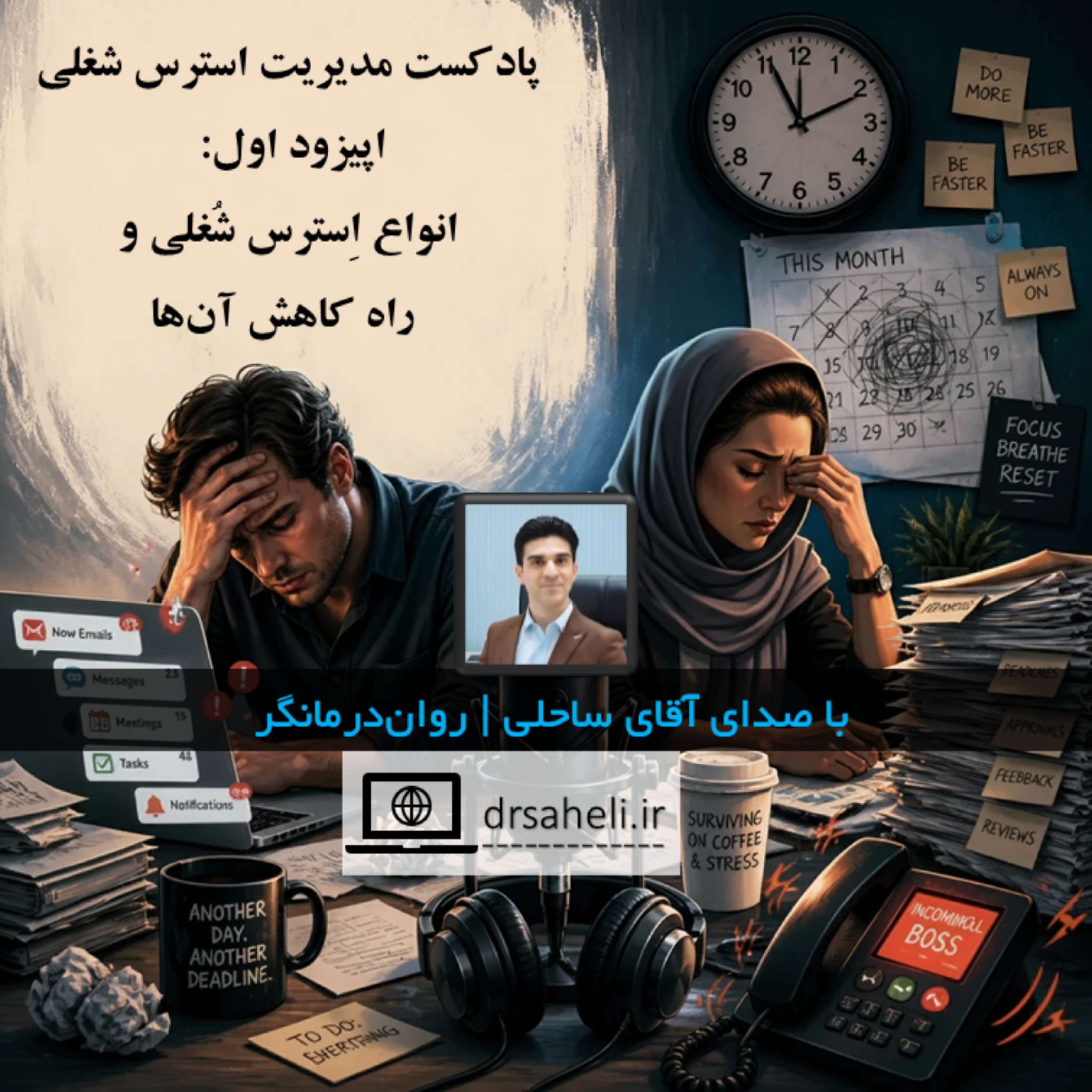 کاور 01: انواع استرس شغلی