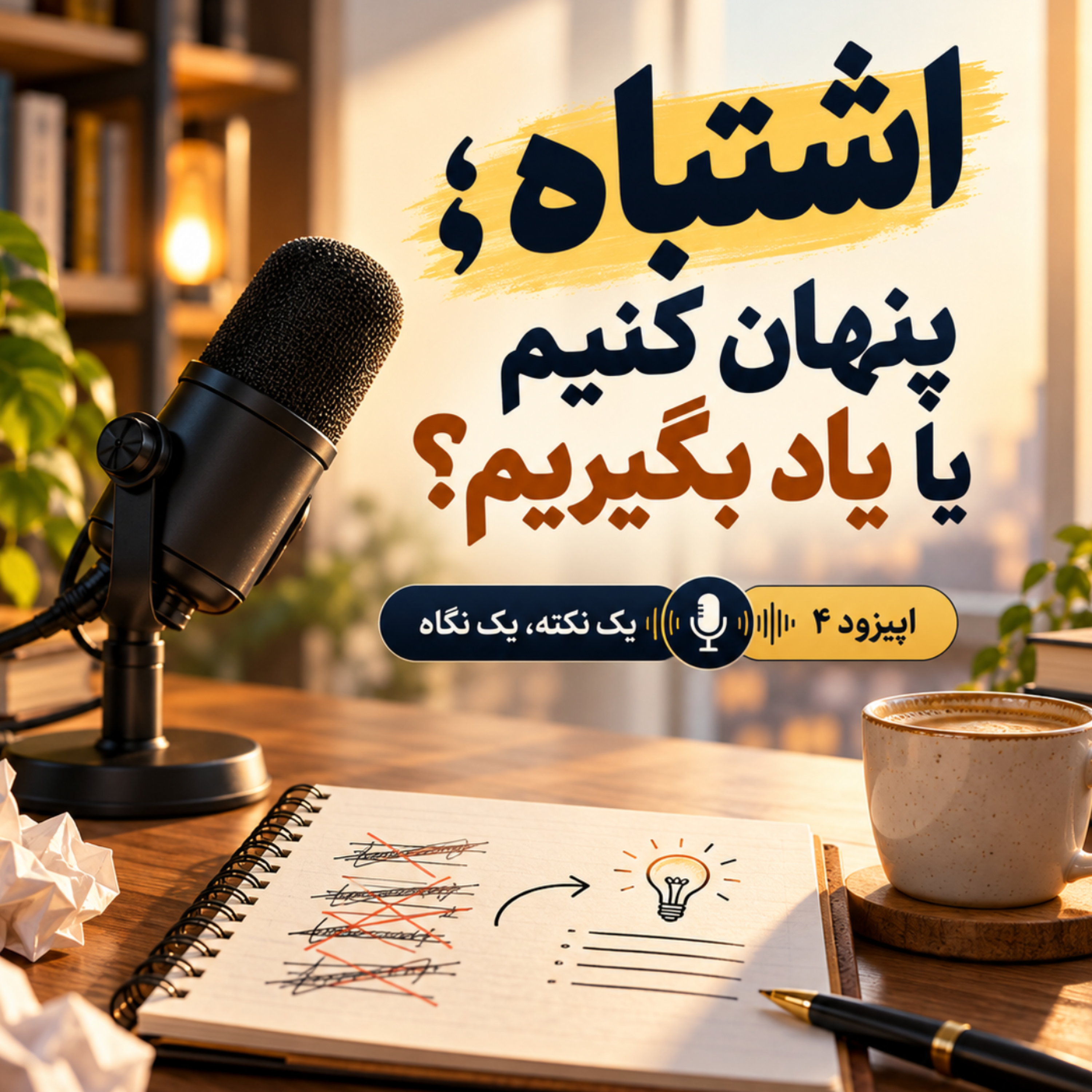 کاور اپیزود 4 |اشتباه؛ پنهان کنیم یا یاد بگیریم؟