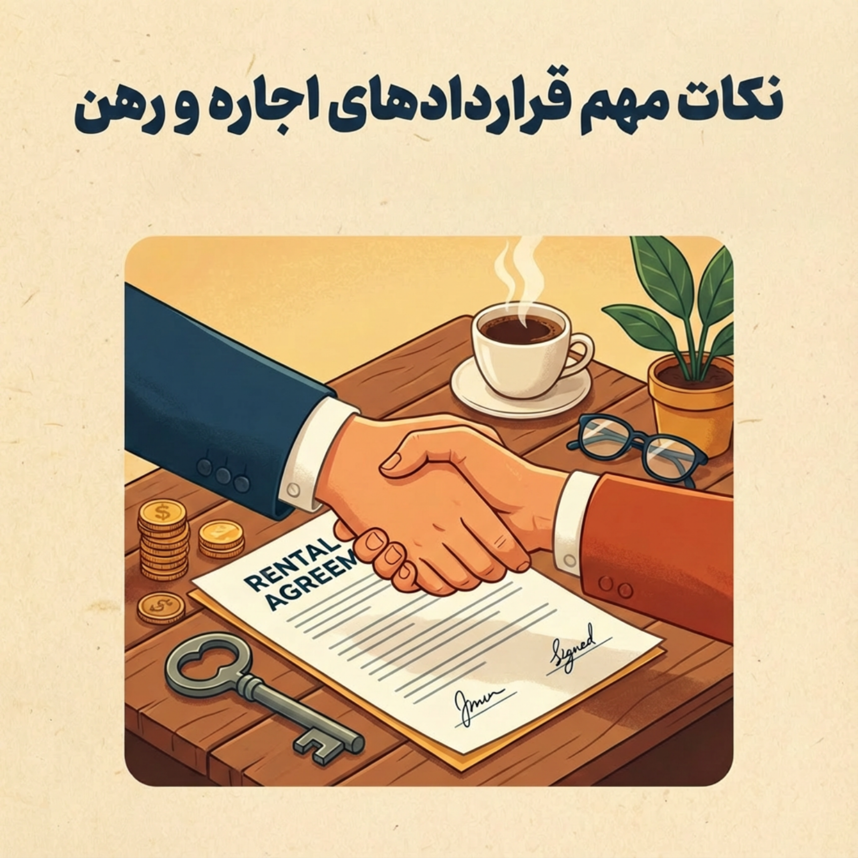 کاور نکات مهم قراردادهای اجاره و رهن