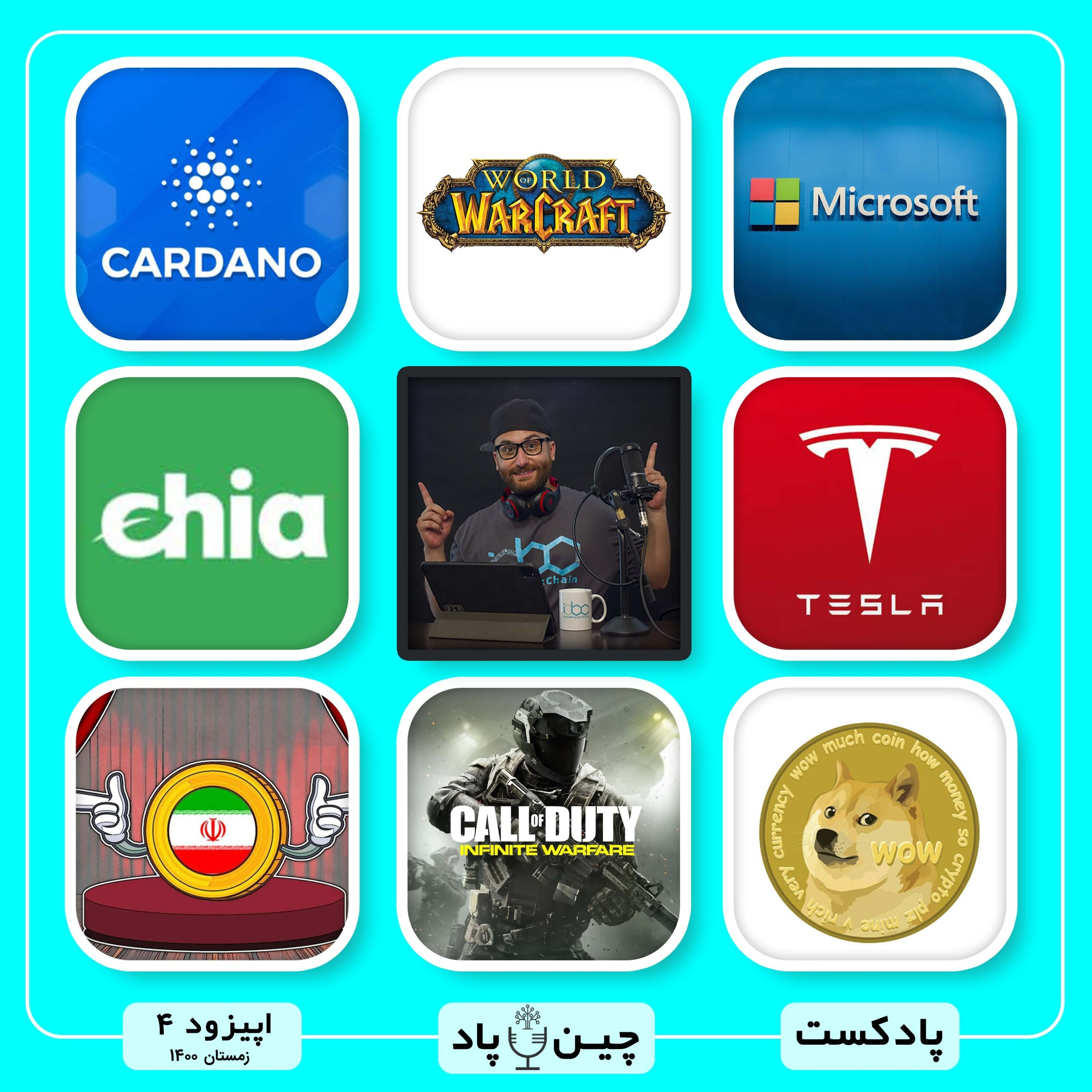 از ورود مایکروسافت و والمارت بزرگ‌ترین فروشگاه زنجیره‌ای جهان، به متاورس تا پذیرش دوج کوین توسط تسلا و صدور مجوز واردات و صادرات با رمزارزها تا اجرا ازمایشی فاز اول رمزارز ملی episode artwork