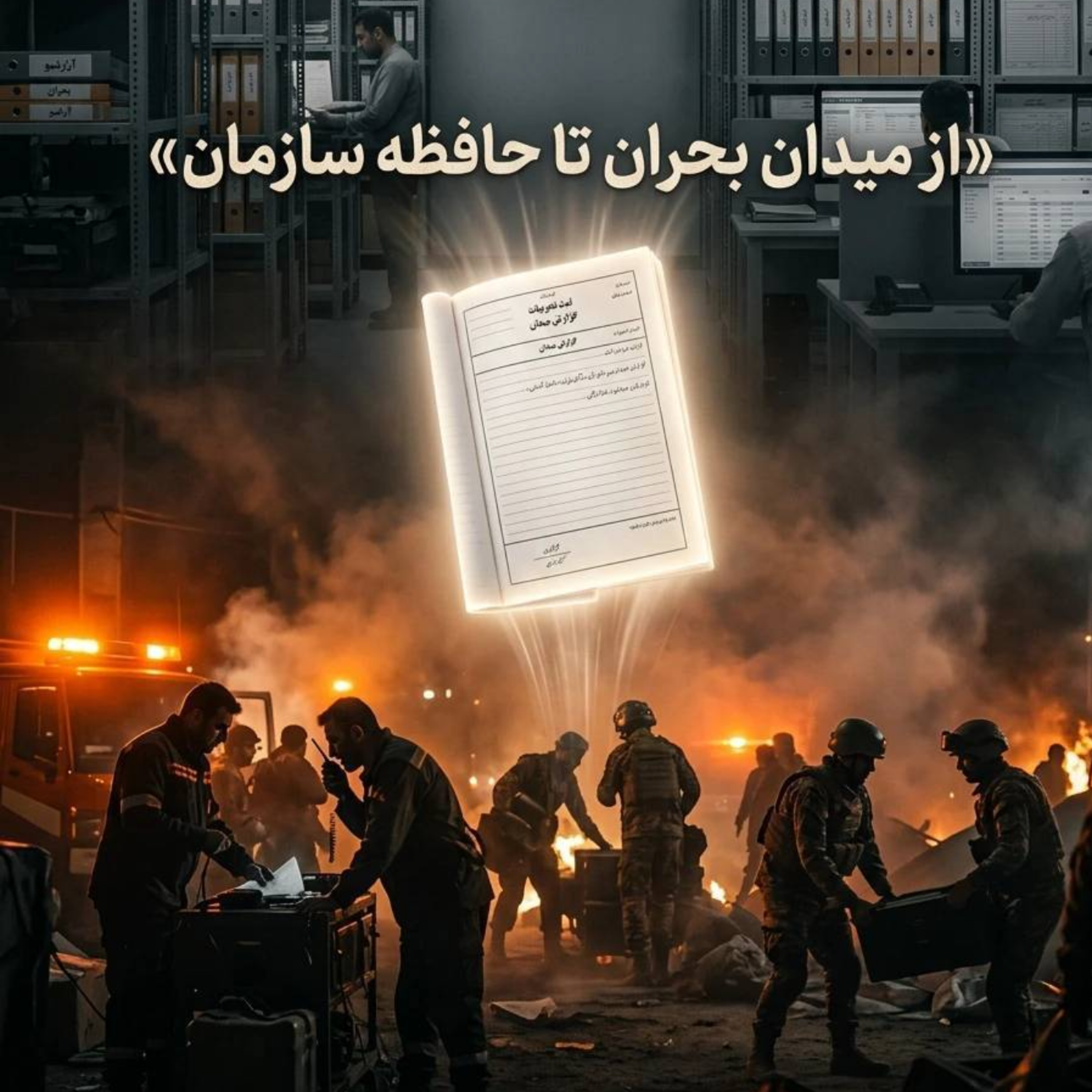 کاور فصل دوم. اپیزود دوم.تجربهنگاری در خط آتش بحران | آنچه اگر ثبت نشود دوباره تکرار میشود