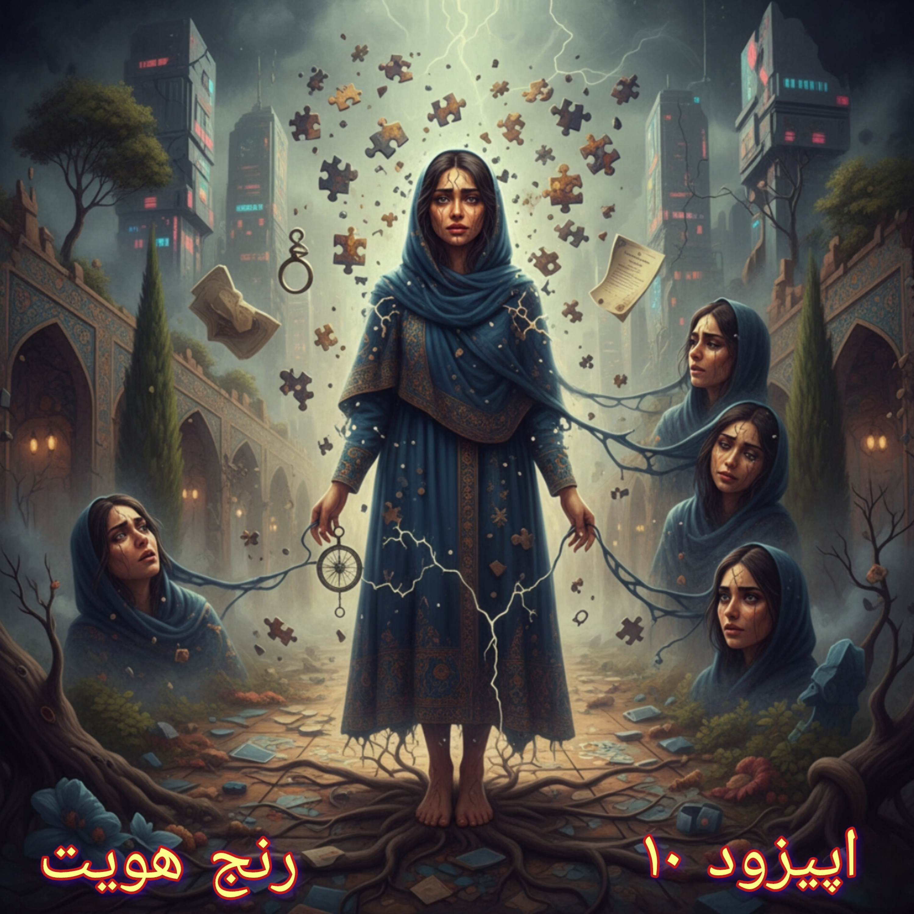 کاور اپیزود 10: پادکست رهایی از رنج(رنج هویت)