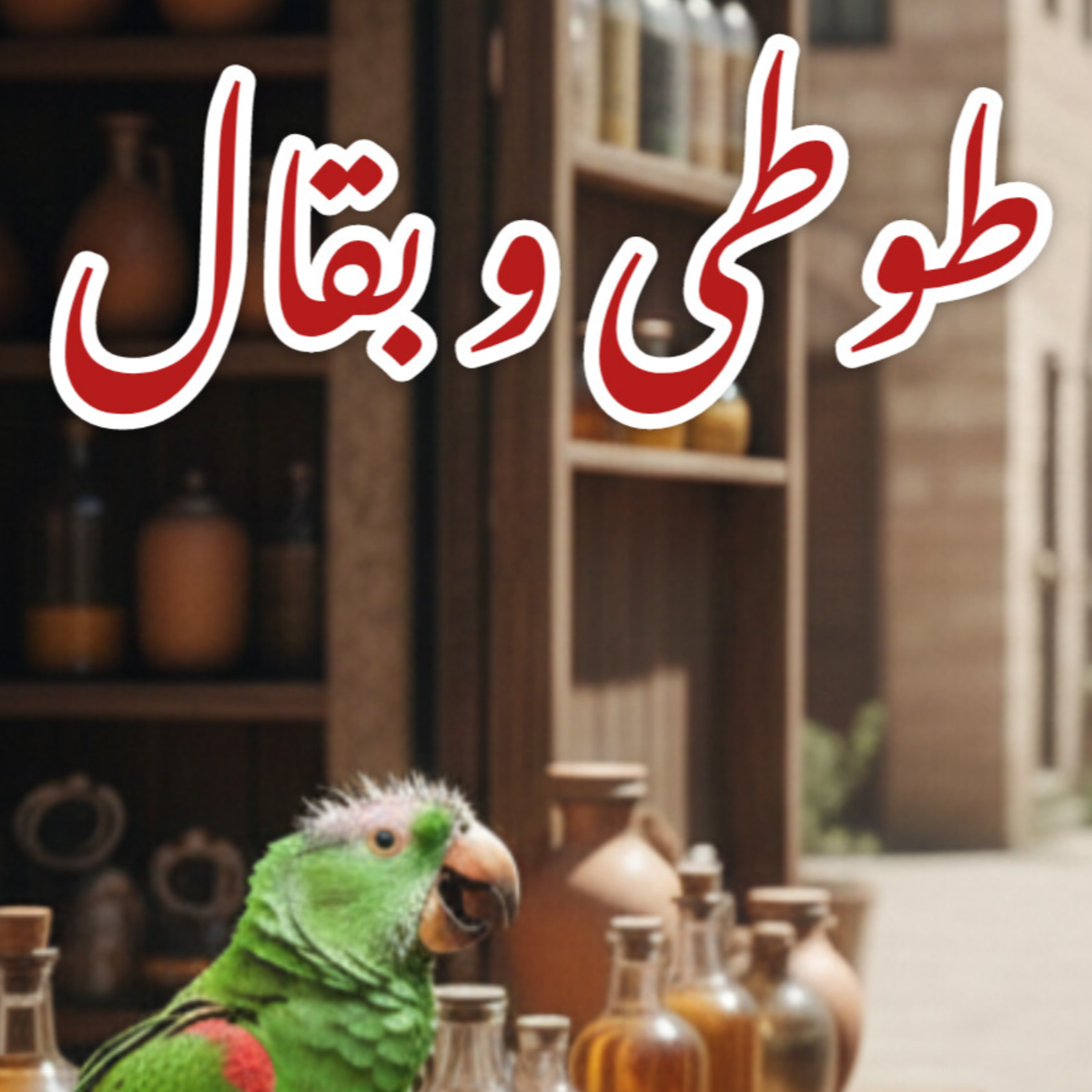 کاور طوطی و بقال مثنوی معنوی