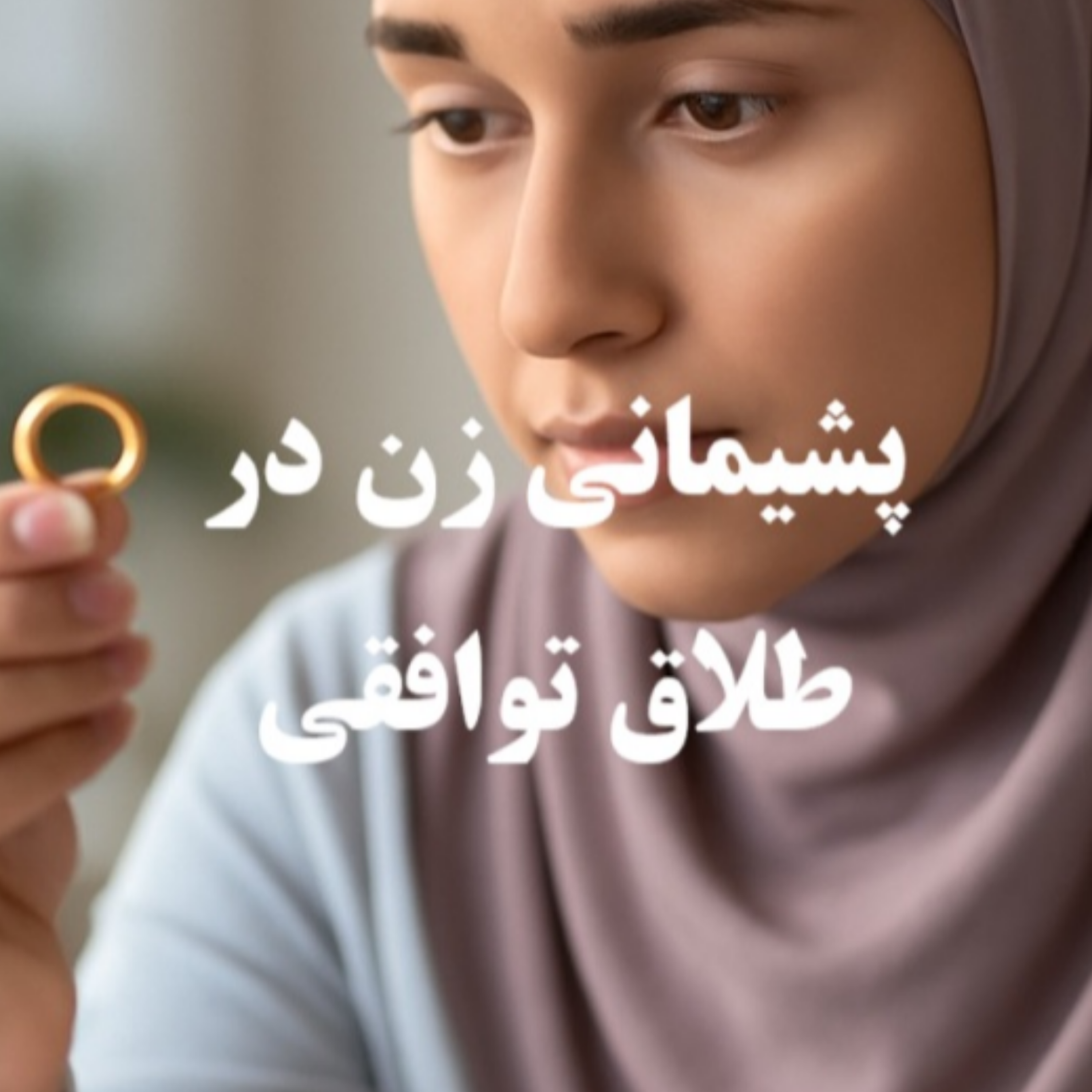 کاور پشیمانی زن در پروسه طلاق توافقی - ایران لگال