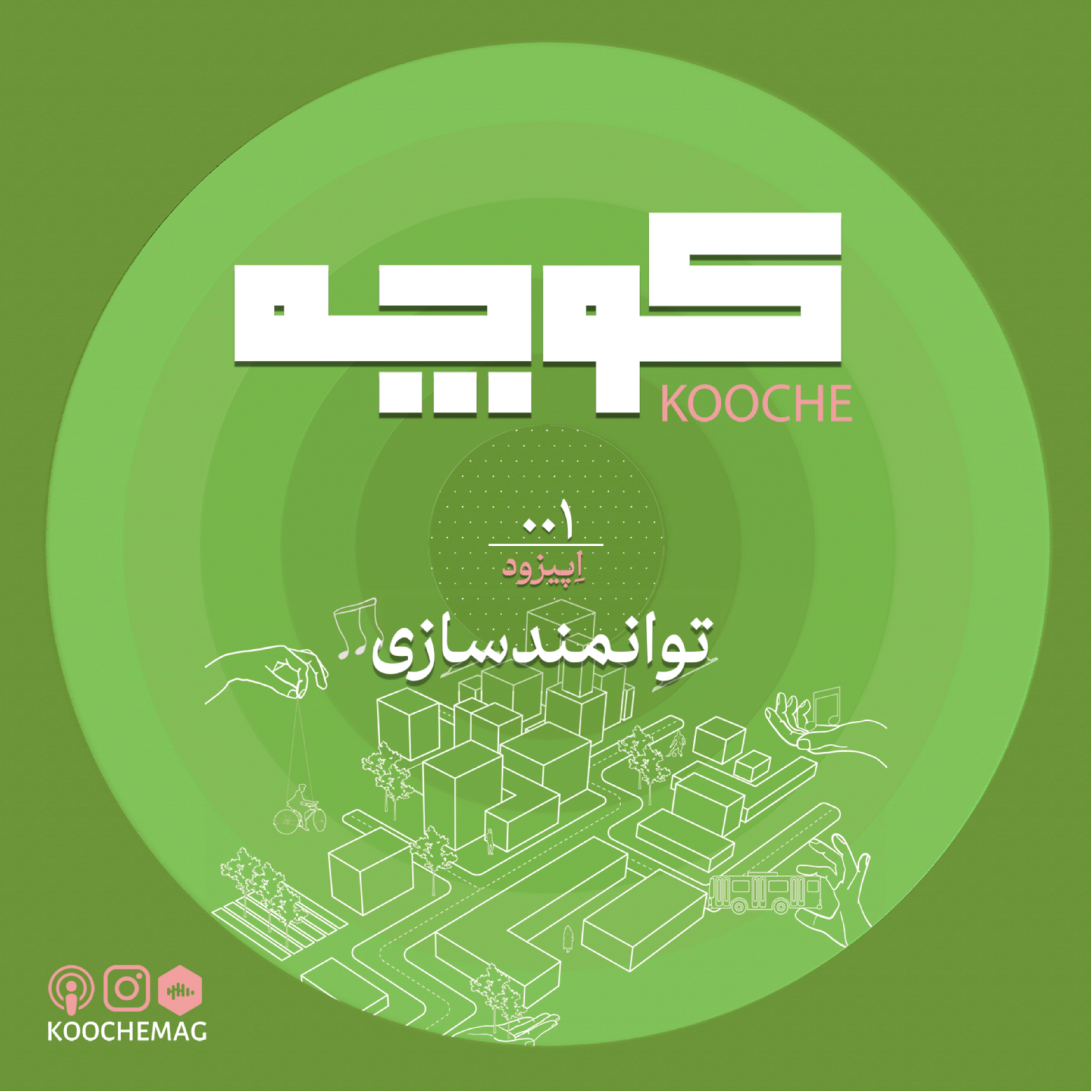 کاور اپیزود یکم پادکست کوچه : توانمندسازی