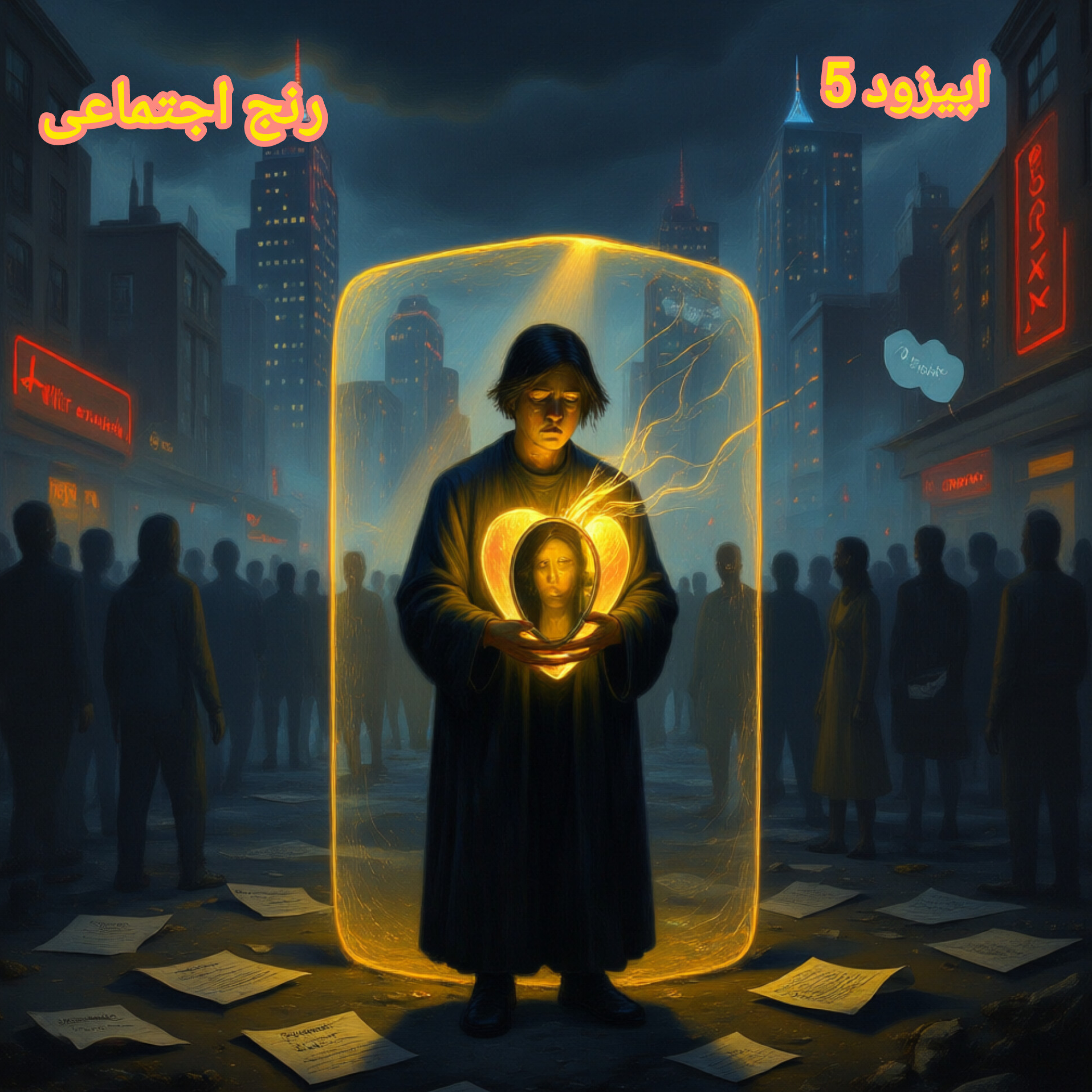 کاور اپیزود 5: پادکست رهایی از رنج(رنج اجتماعی)