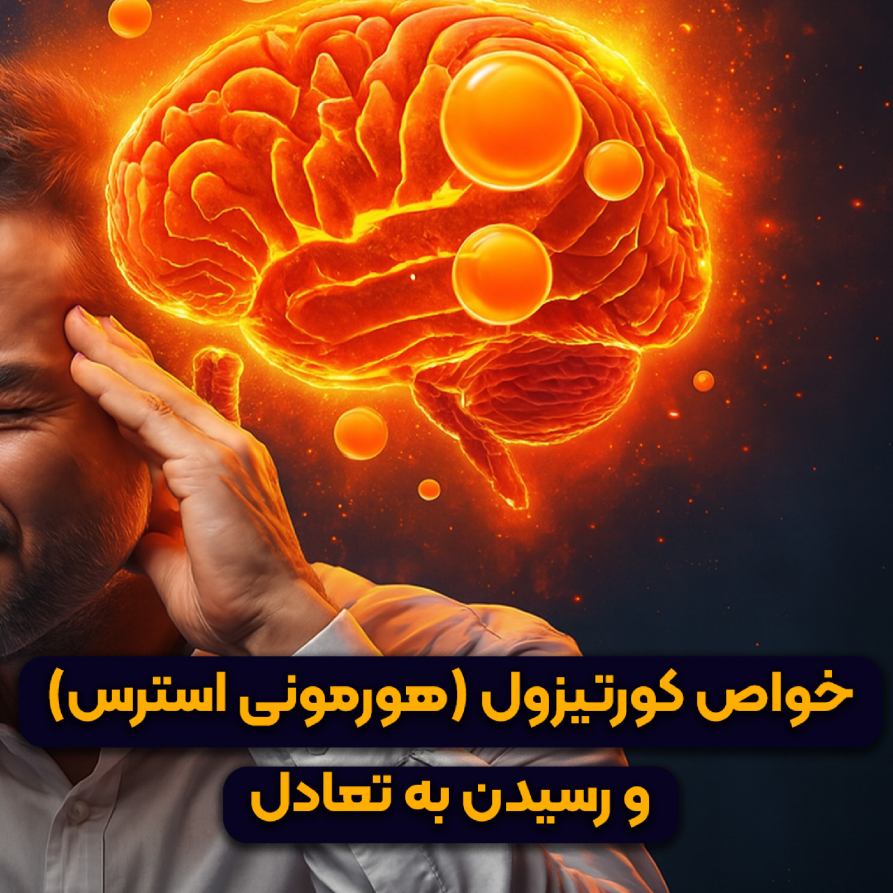 کاور (خواص کورتیزول هورمون استرس و چگونگی رسیدن به تعادل).