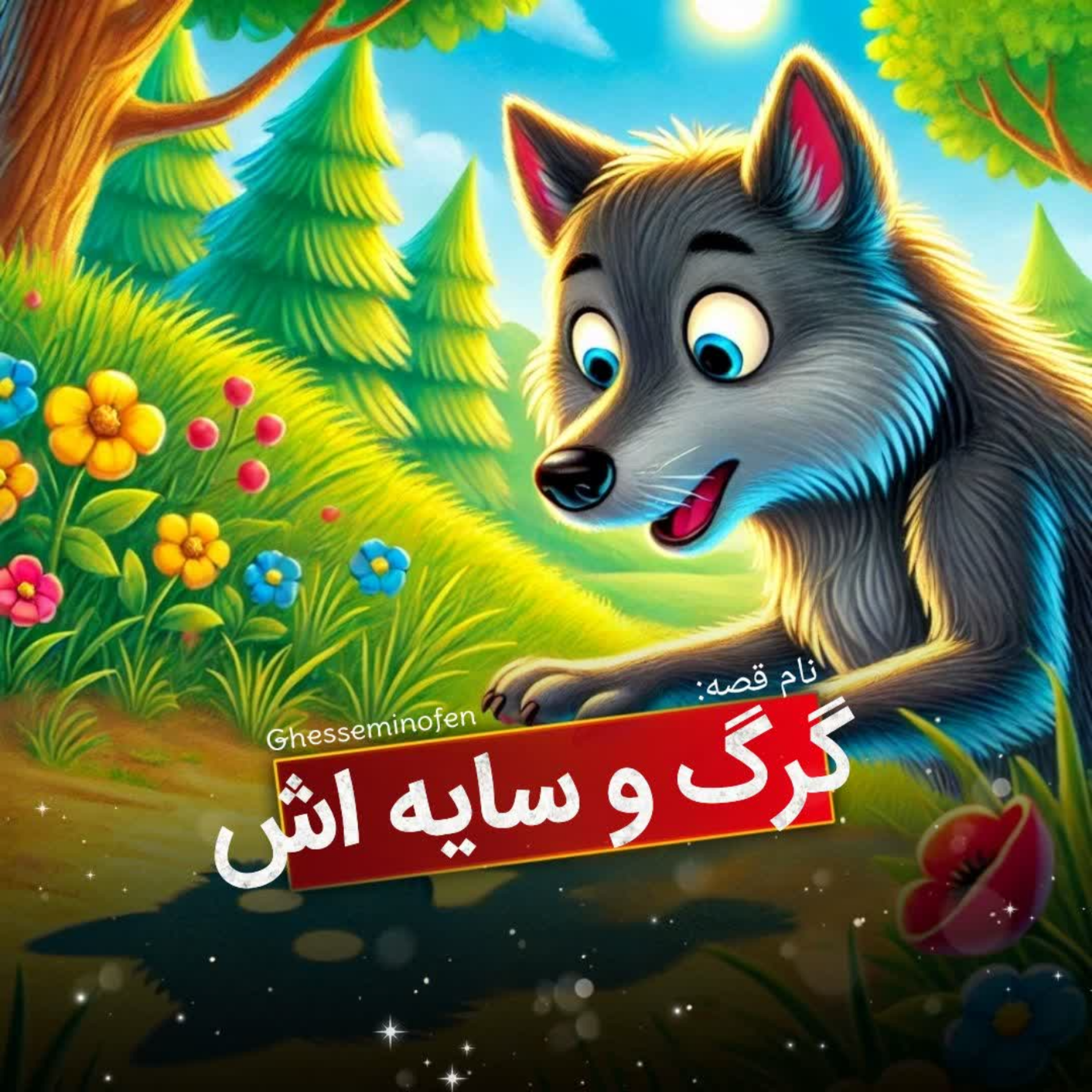 کاور گرگ و سایه اش