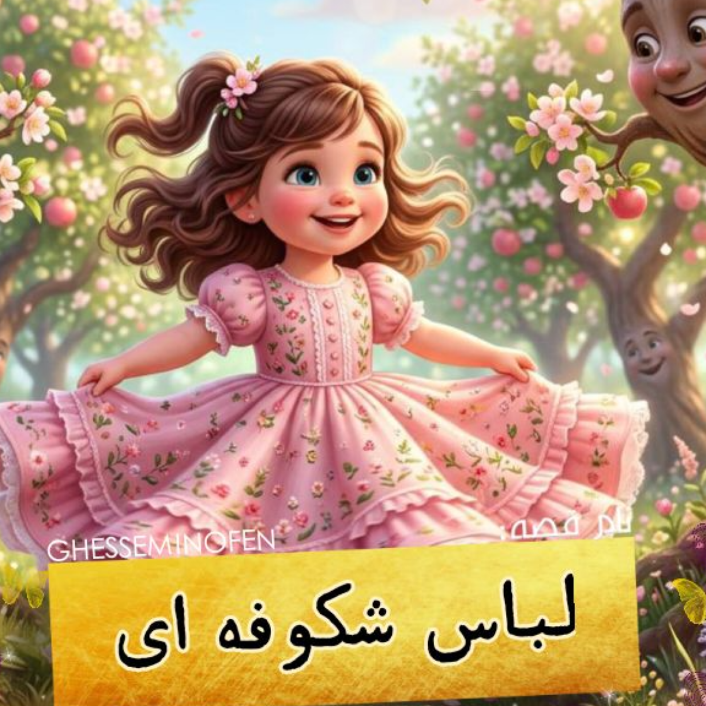 کاور لباس شکوفه ای