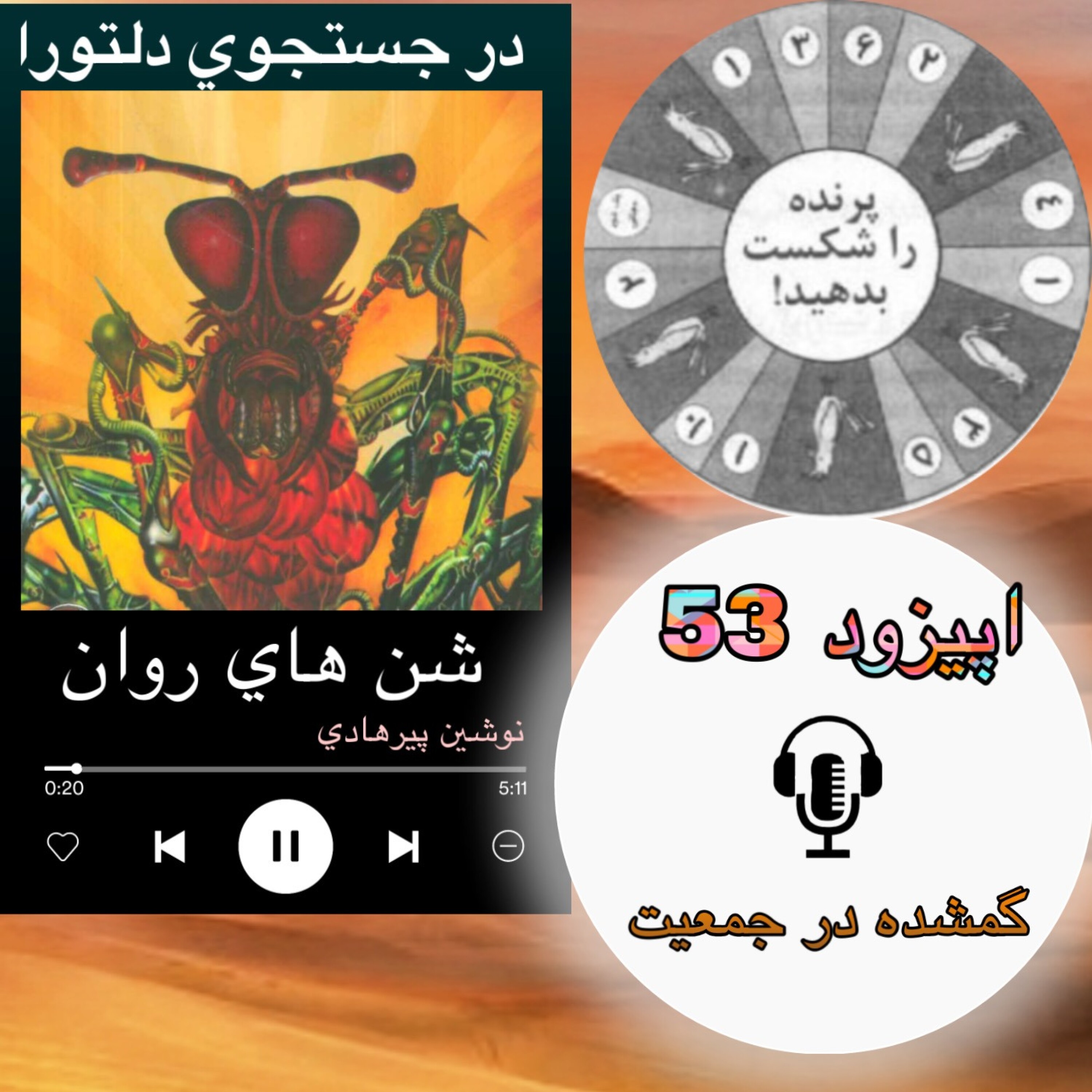 کاور کتاب صوتی شنهای روان - گمشده در جمعیت 53
