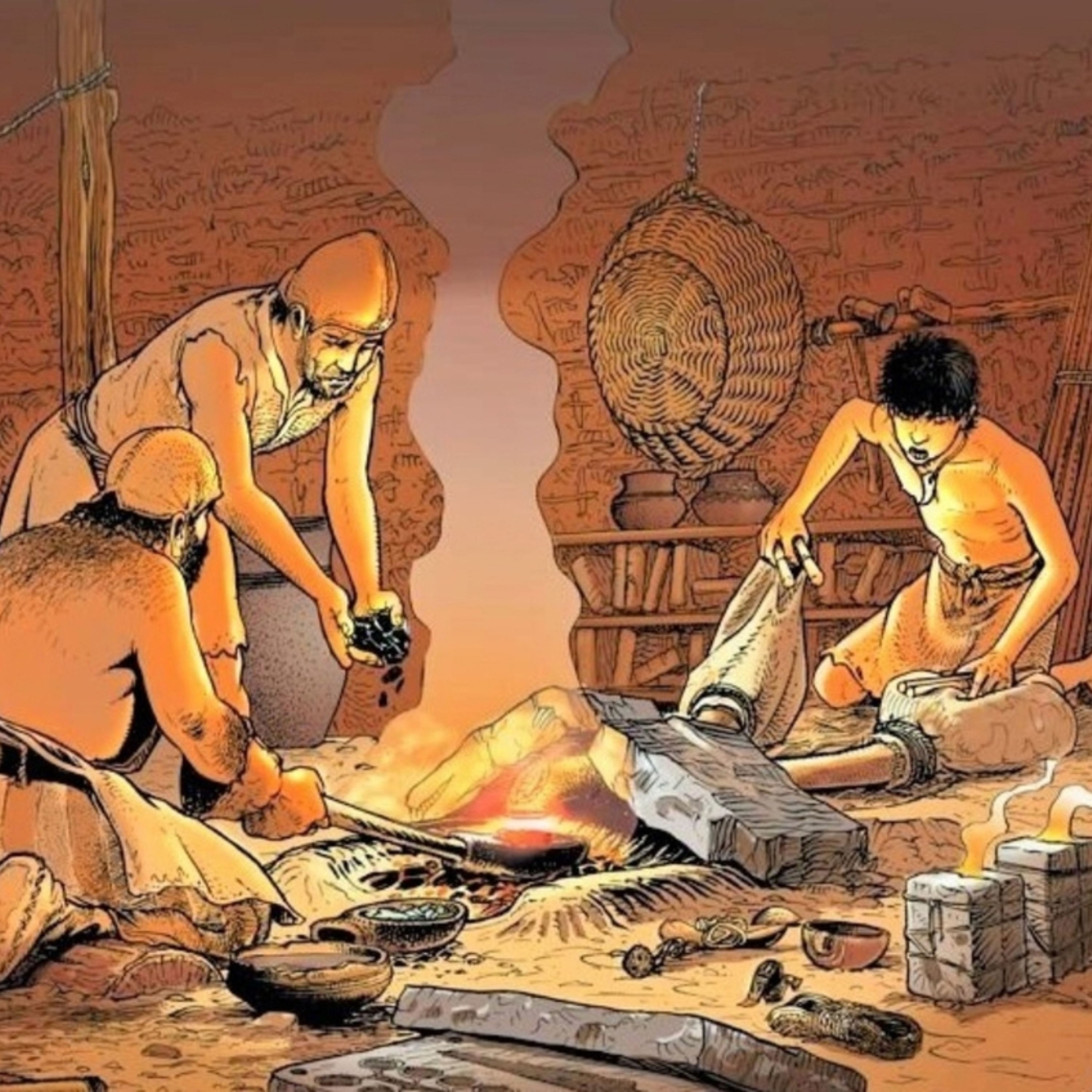 کاور یک روز عادی، ۷ هزار سال پیش
