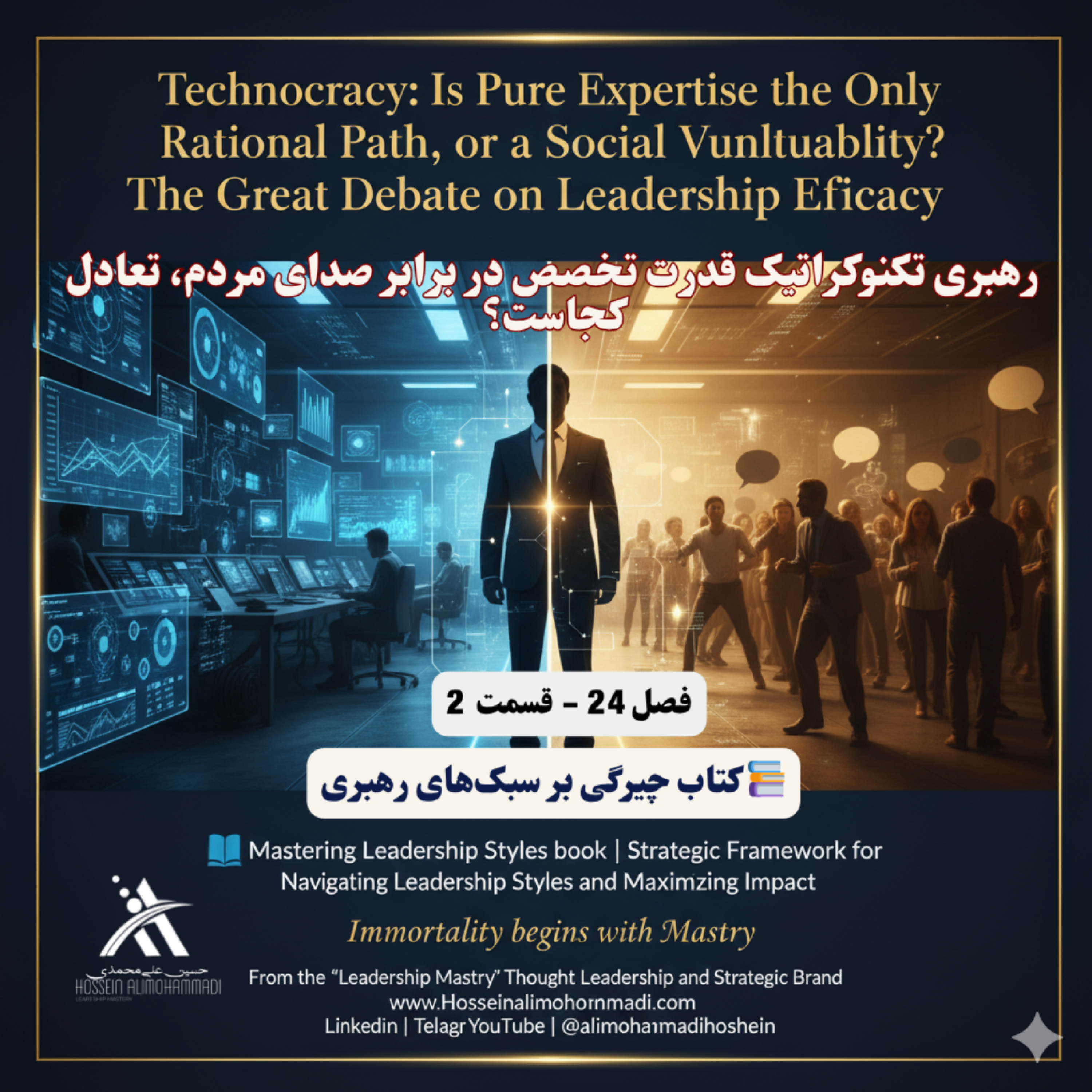 کاور رهبری تکنوکراتیک قدرت تخصص در برابر صدای مردم، تعادل کجاست؟