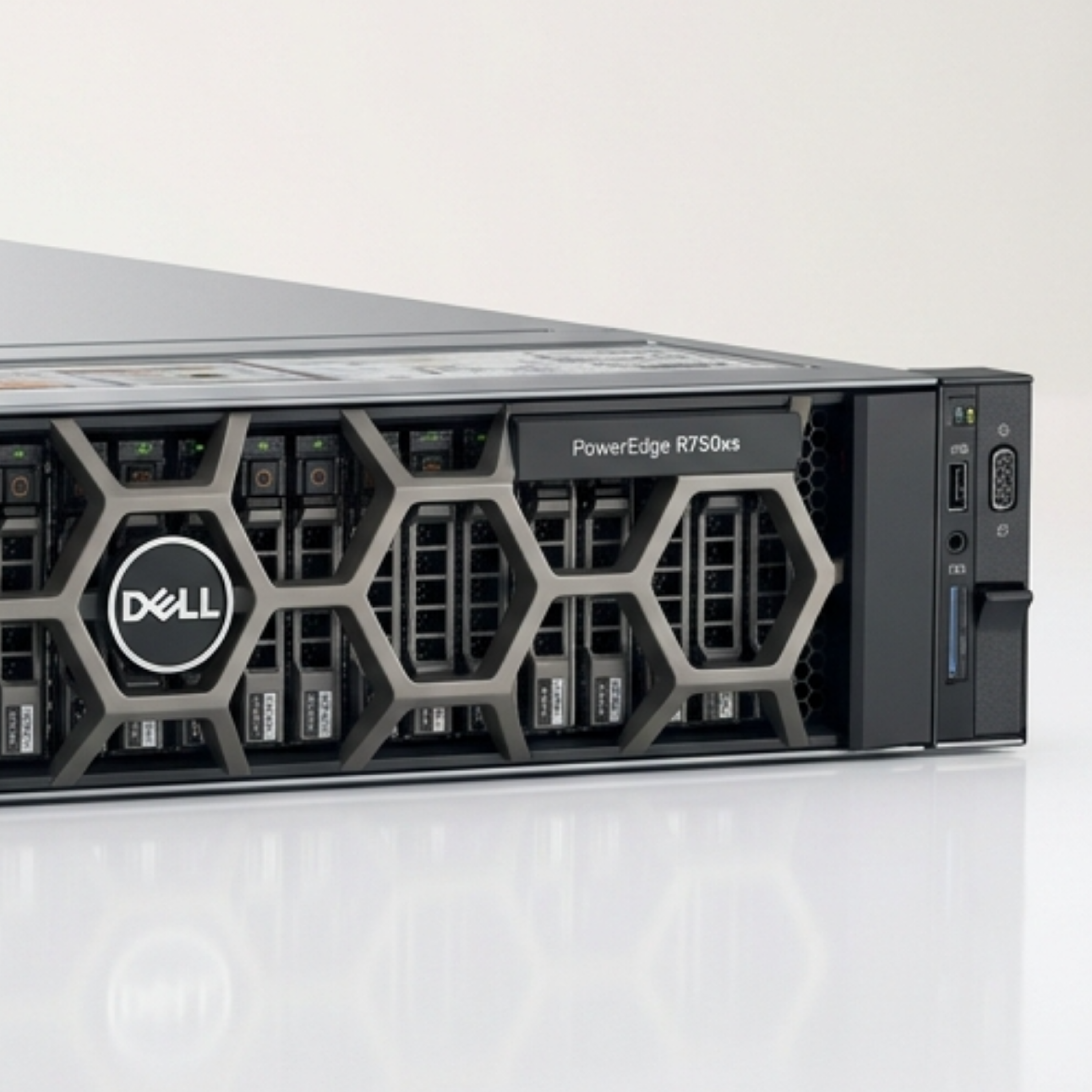 کاور سرور Dell PowerEdge R750xs با 2 Xeon Silver 4310، رم 64GB و SSD 30.72TB