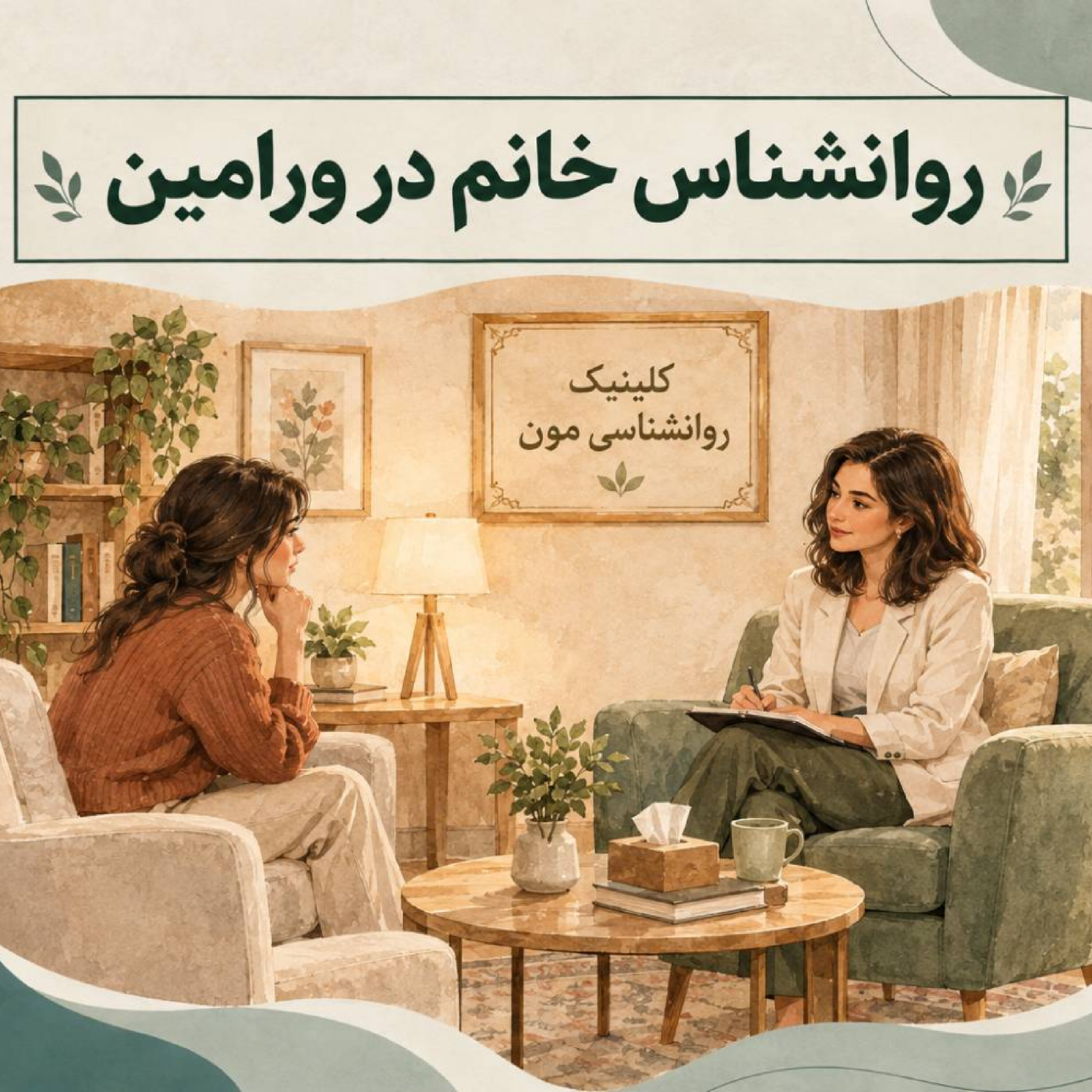 کاور روانشناس خانم در ورامین