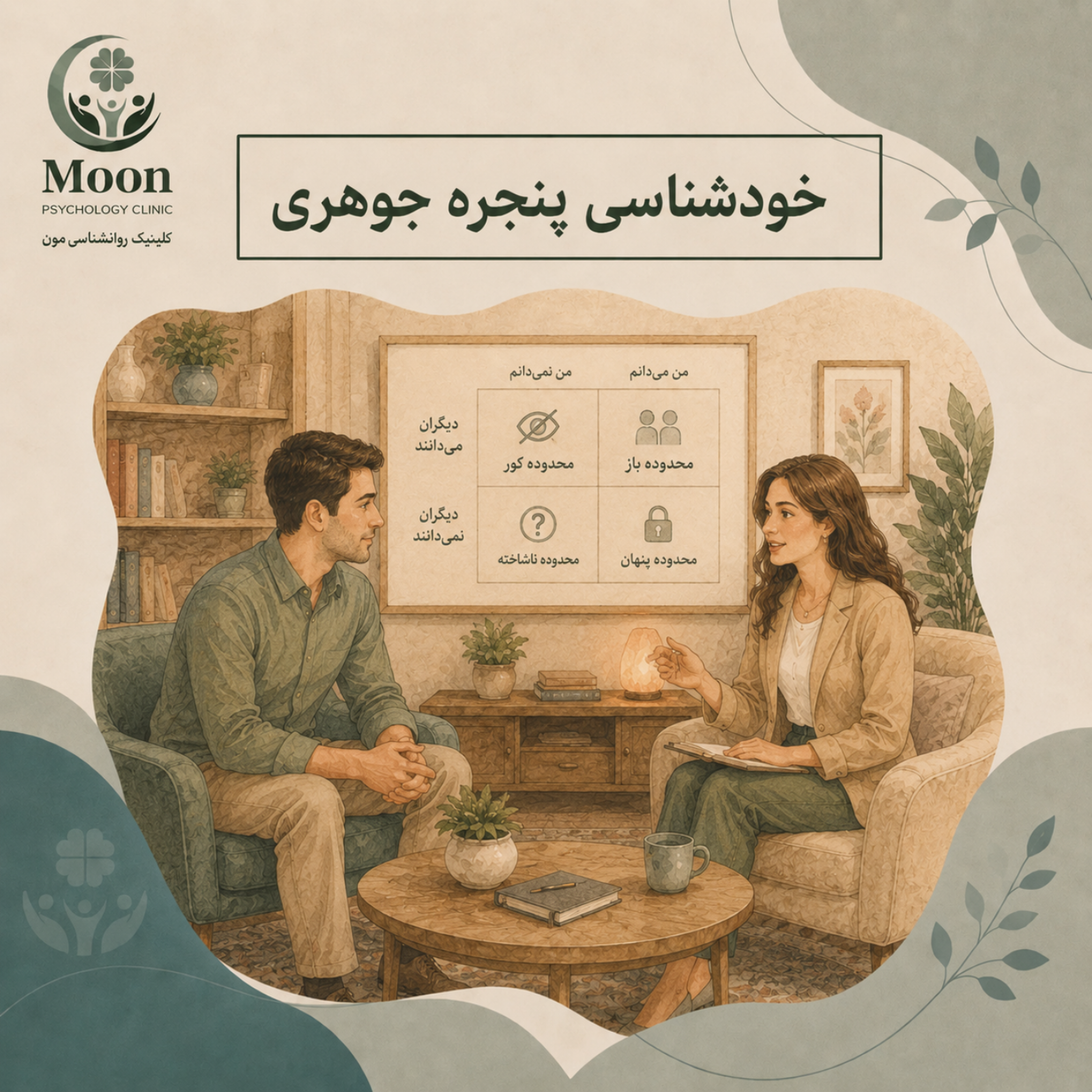 کاور خودشناسی پنجره جوهری
