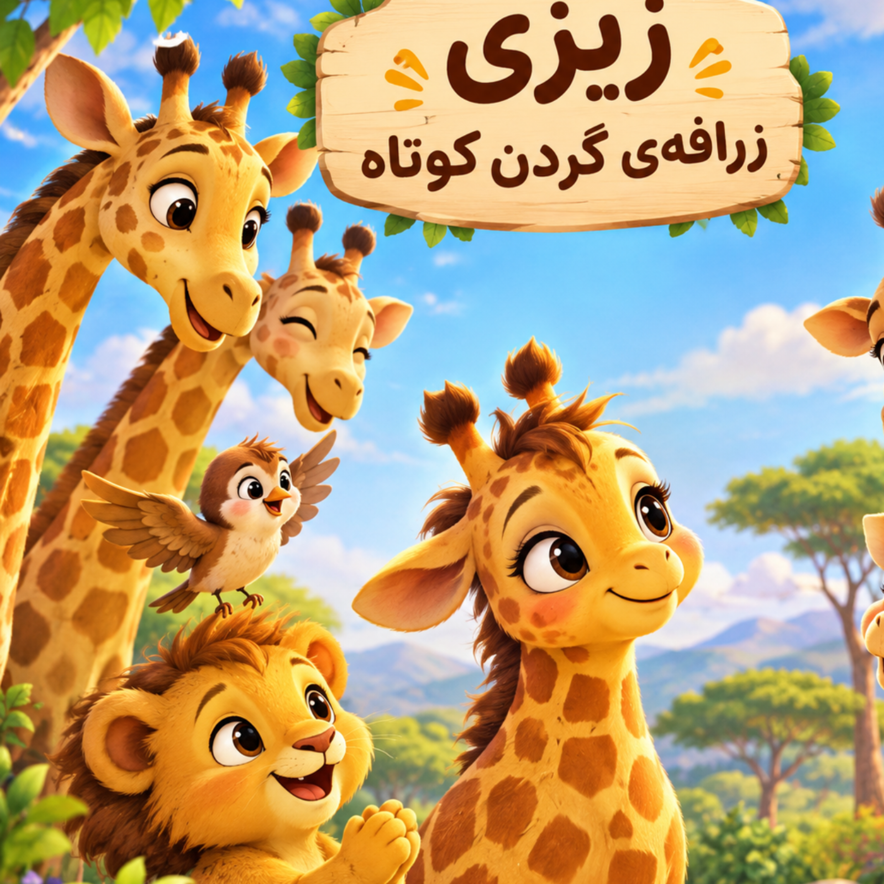 کاور زیزی،زرافه ی گردن کوتاه