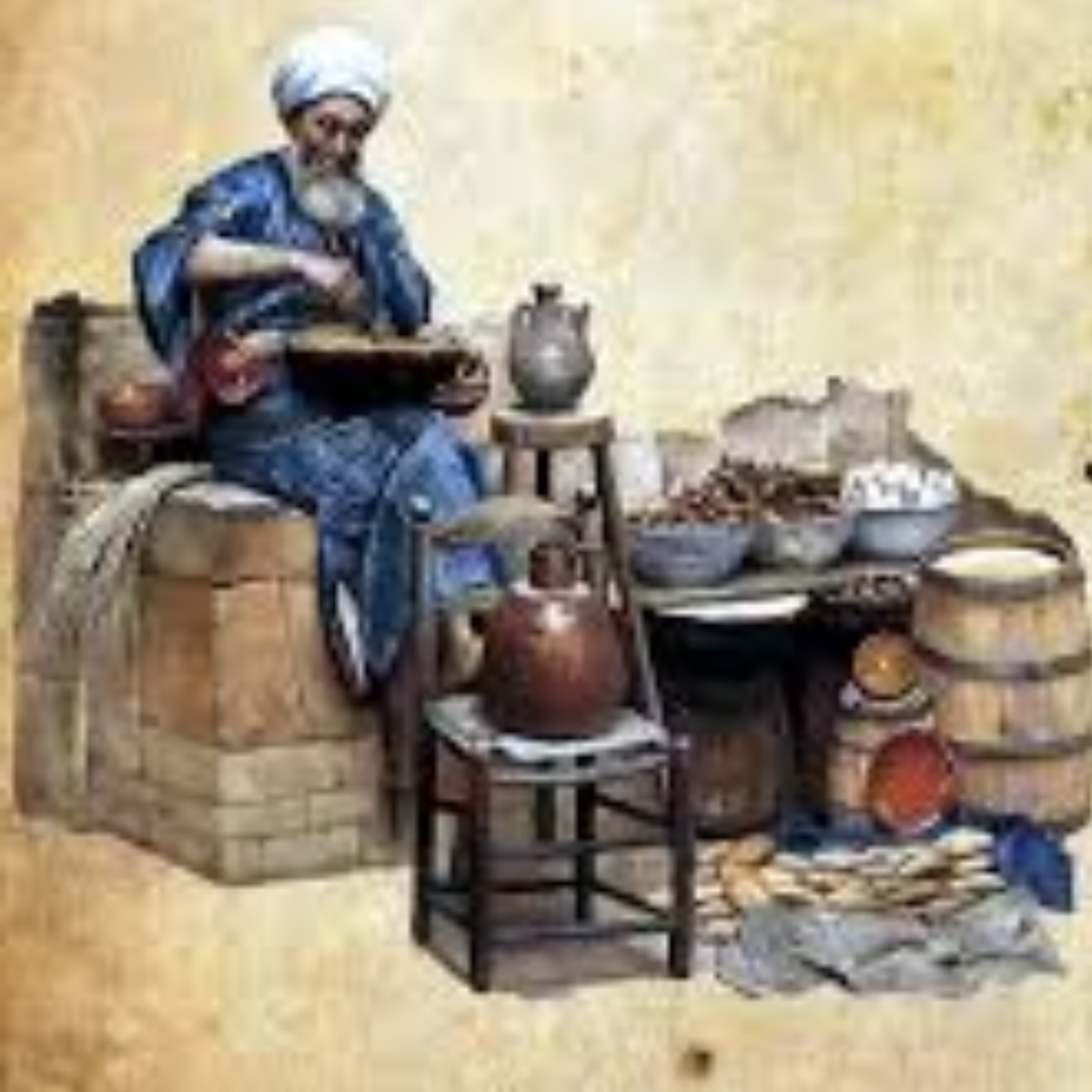 کاور مرد گِلخوار و عطار قندفروش