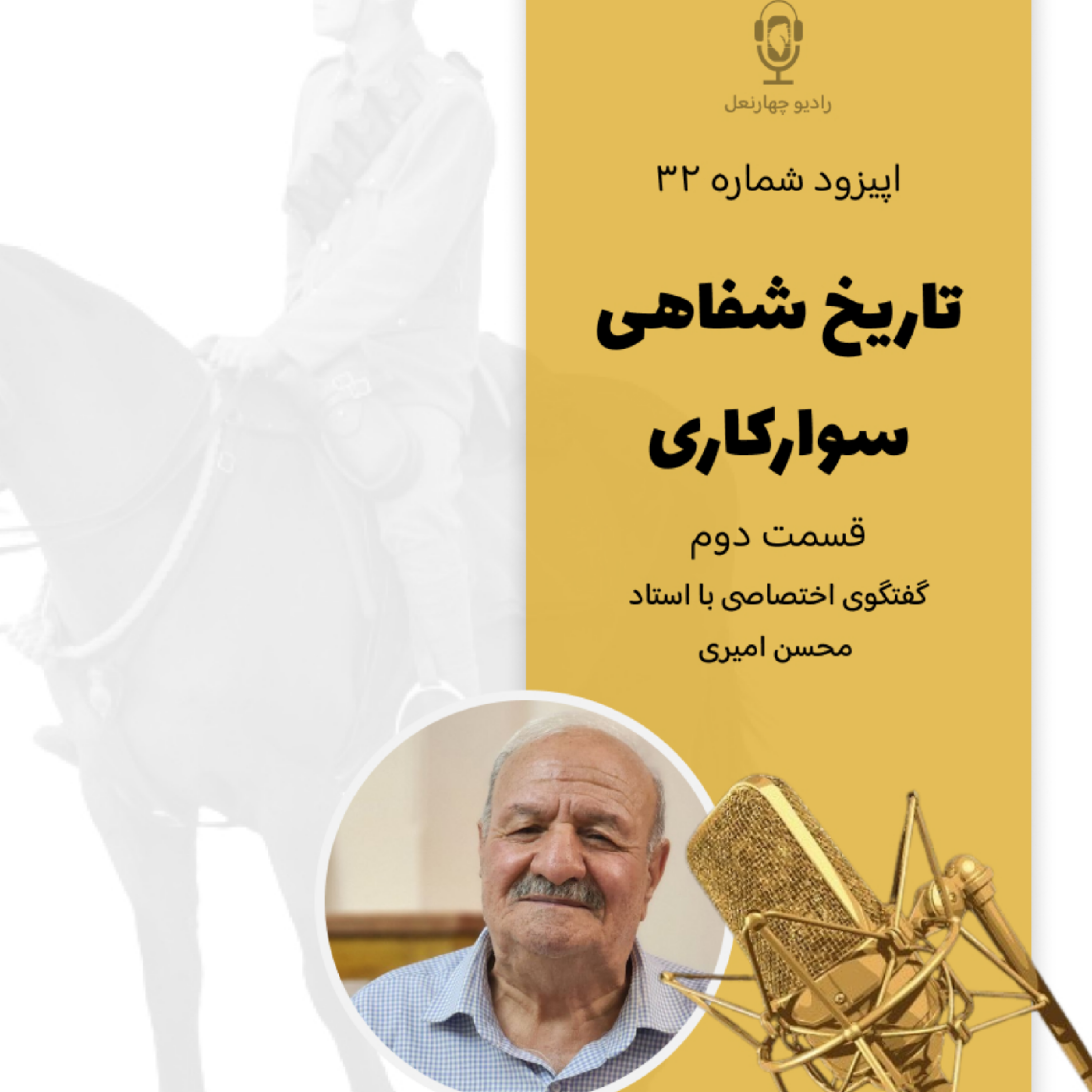 کاور اپیزود سی دوم گفتگو با استاد محسن امیری