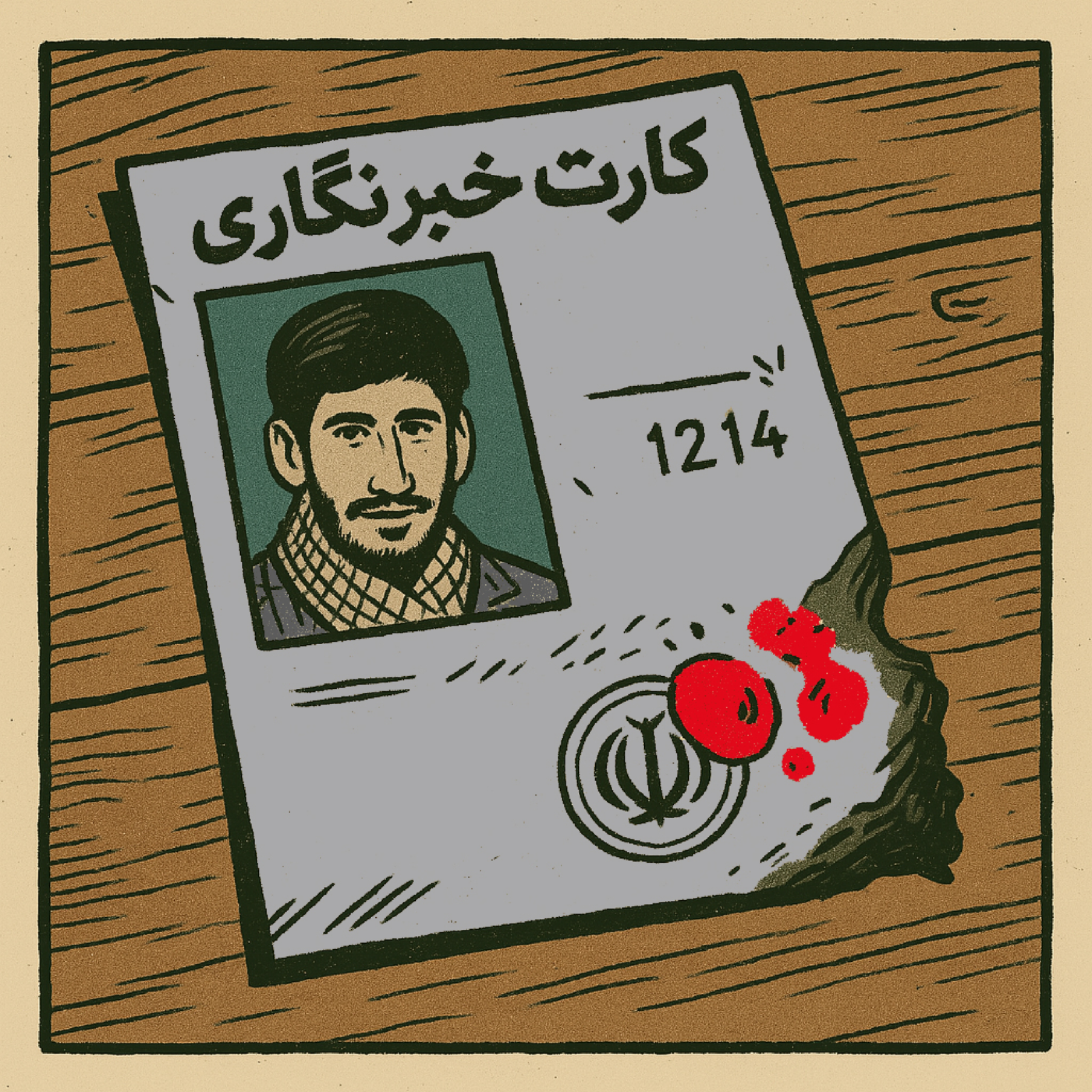 کاور خبرنگار فتح، شهید روایت