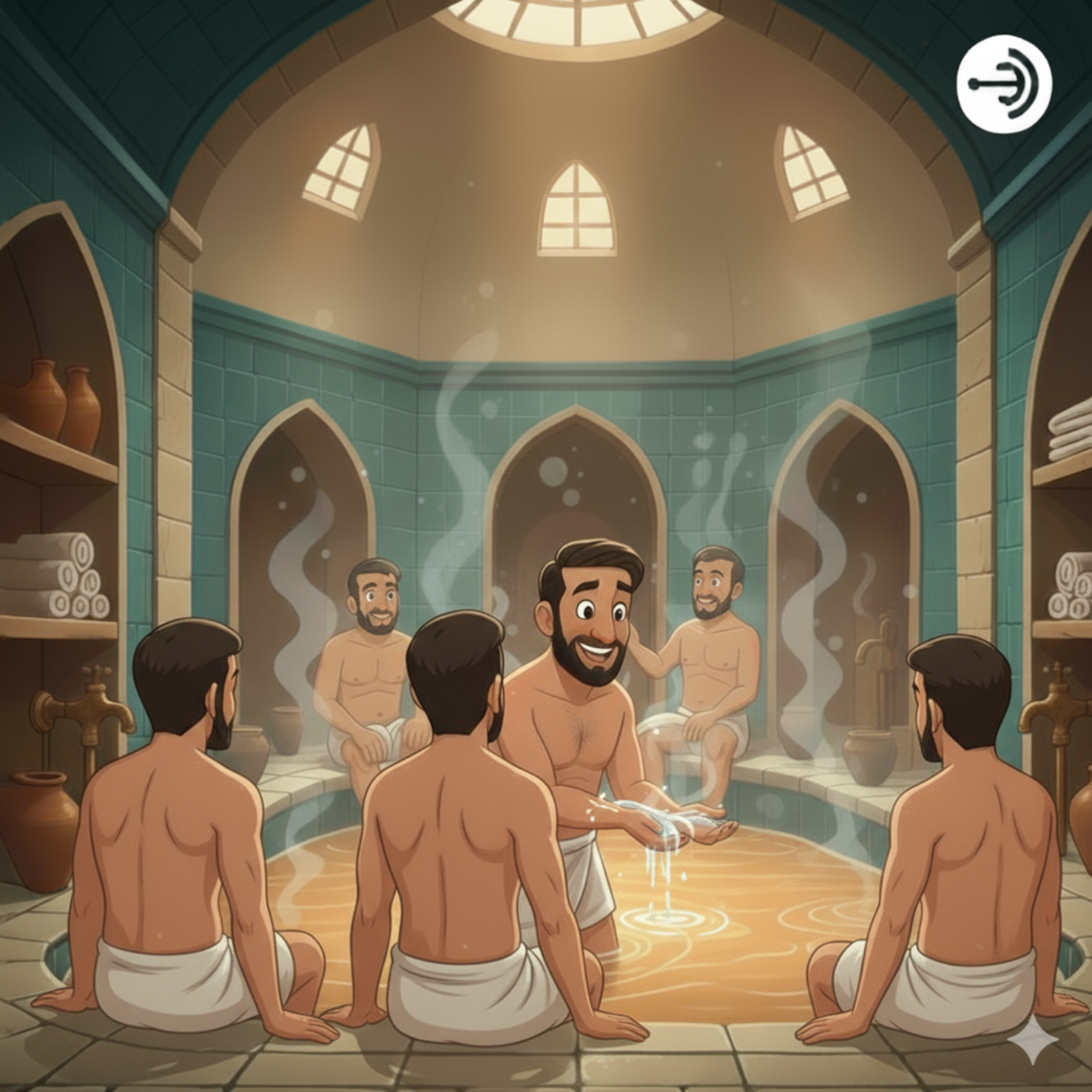 کاور ریشه ضرب المتل «با آب حمام دوست میگیرد»