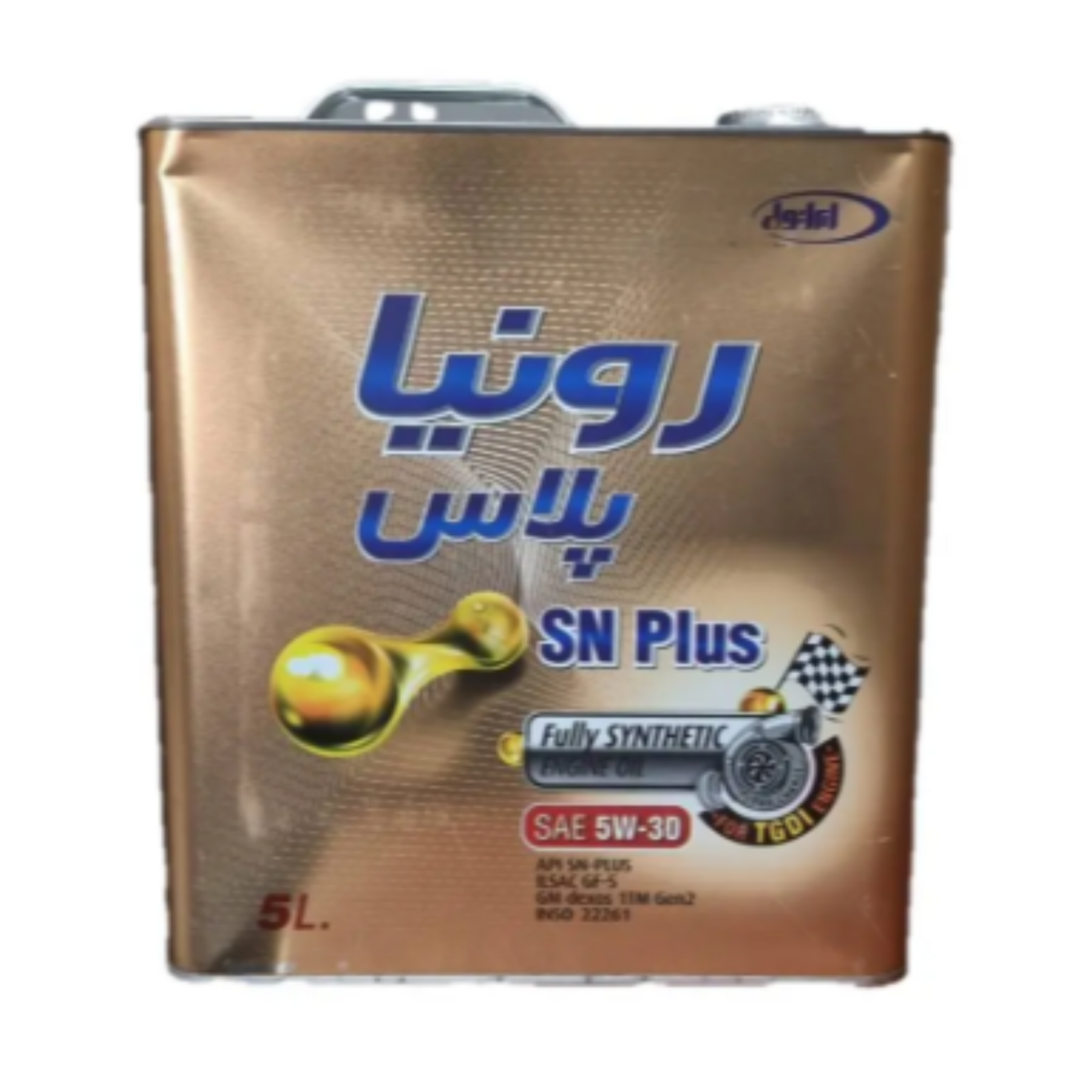 کاور روغن موتور ایرانول رونیا پلاس توربو 5W-30