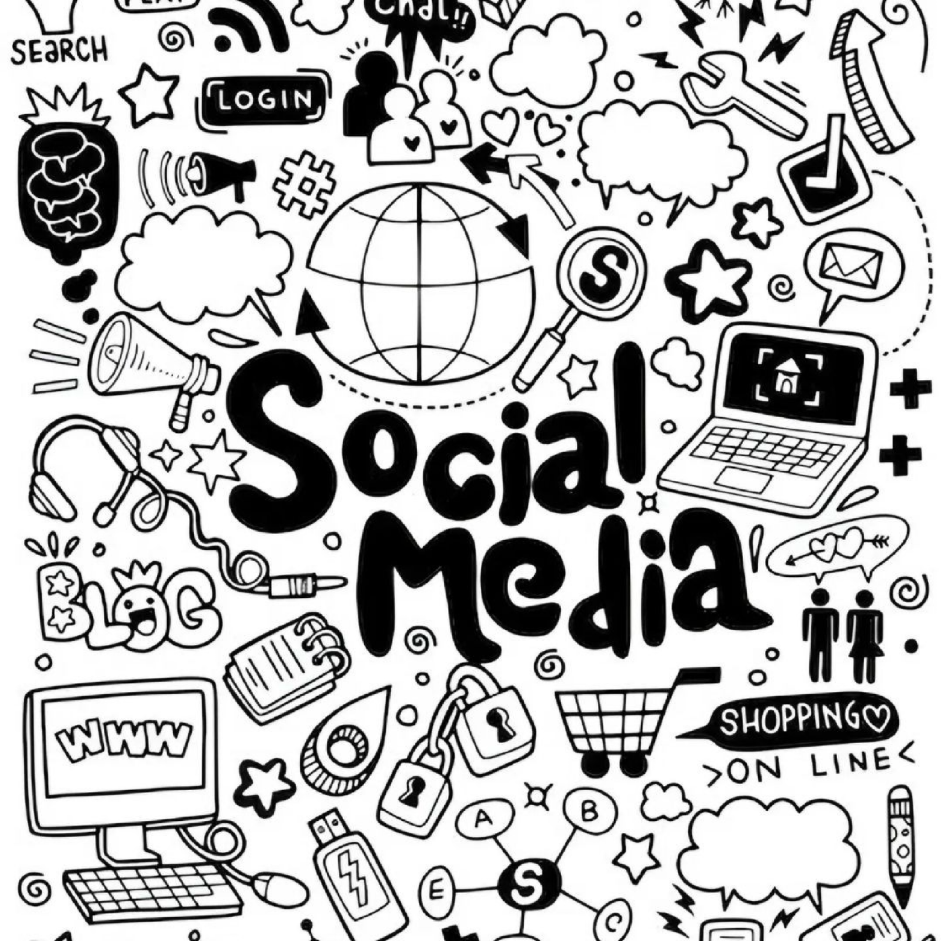 کاور Social Media (رسانه های اجتماعی)