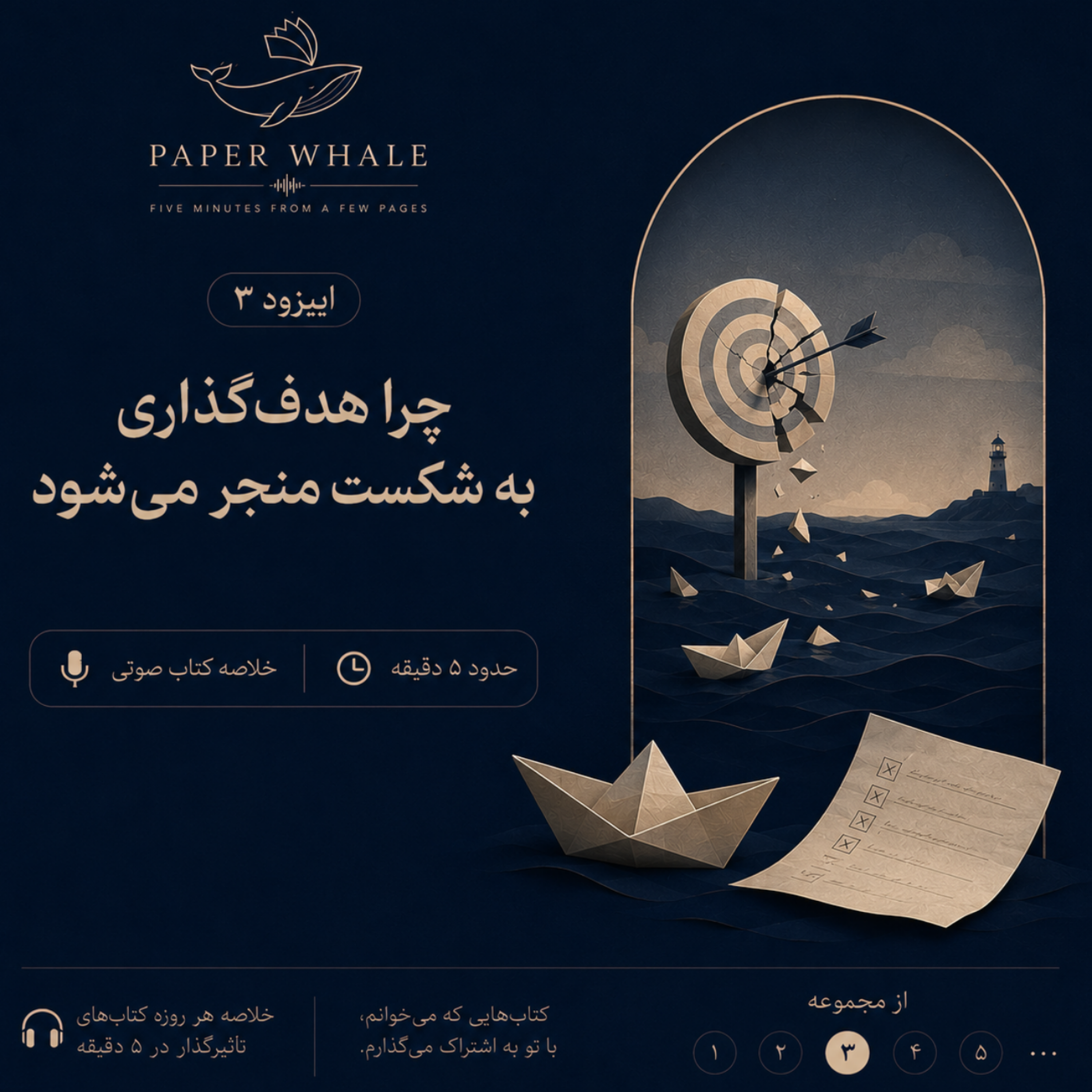 کاور قسمت۳.چرا هدفگذاری منجر به شکست میشود؟