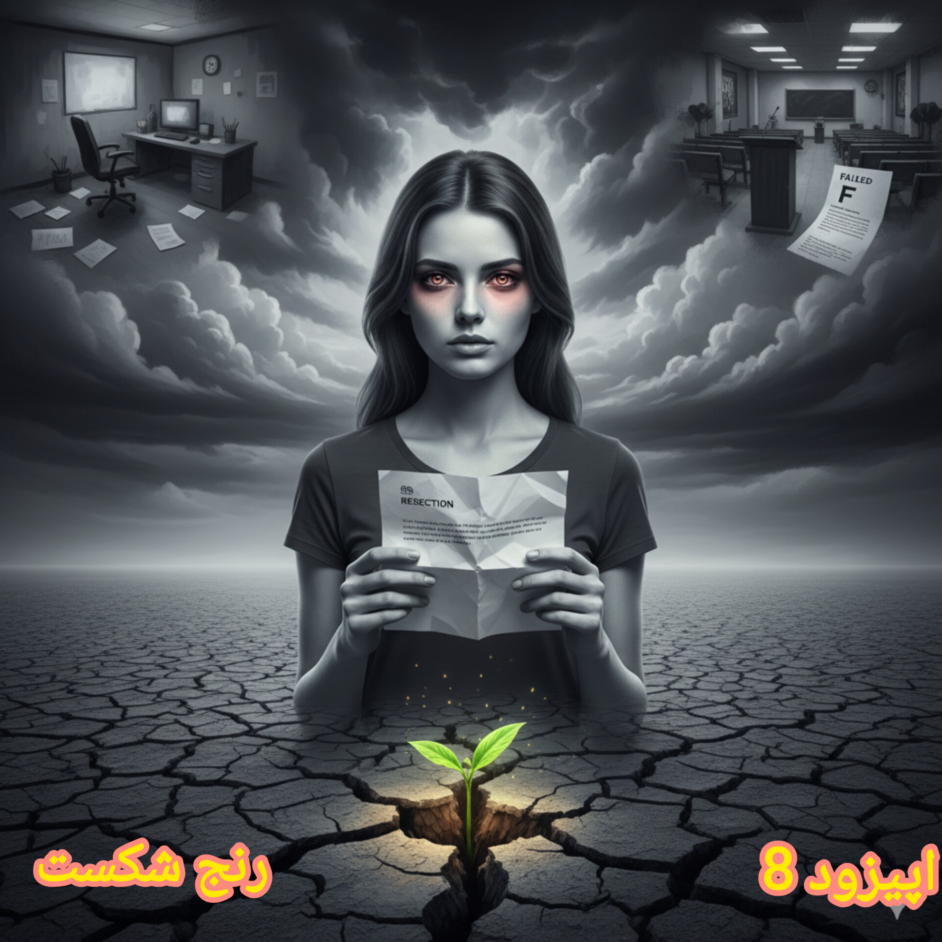 کاور اپیزود 8: پادکست رهایی از رنج(رنج شکست)