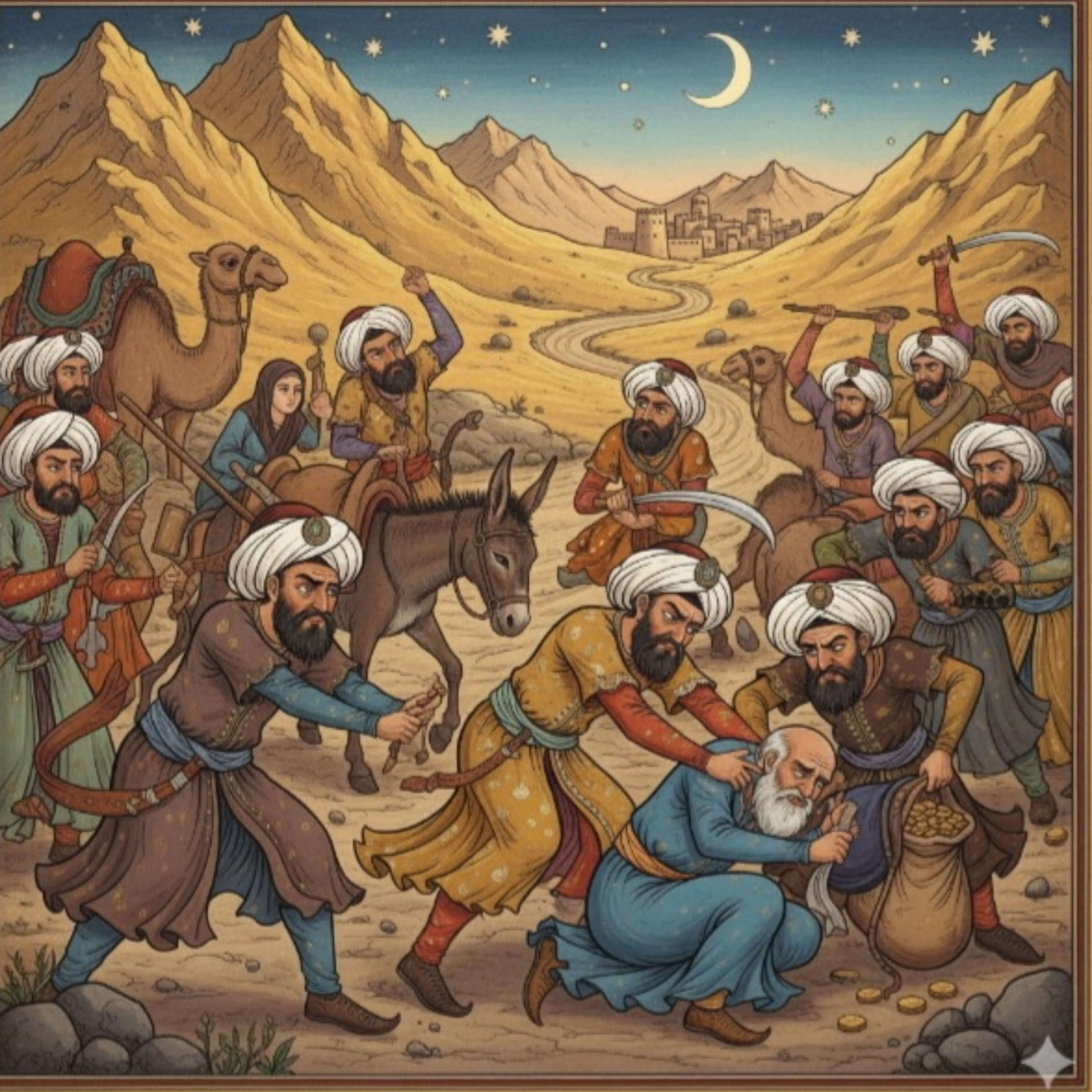 کاور ریشه ضرب المثل «حالا که تالان تالان است صد تومان هم لای پالان است»