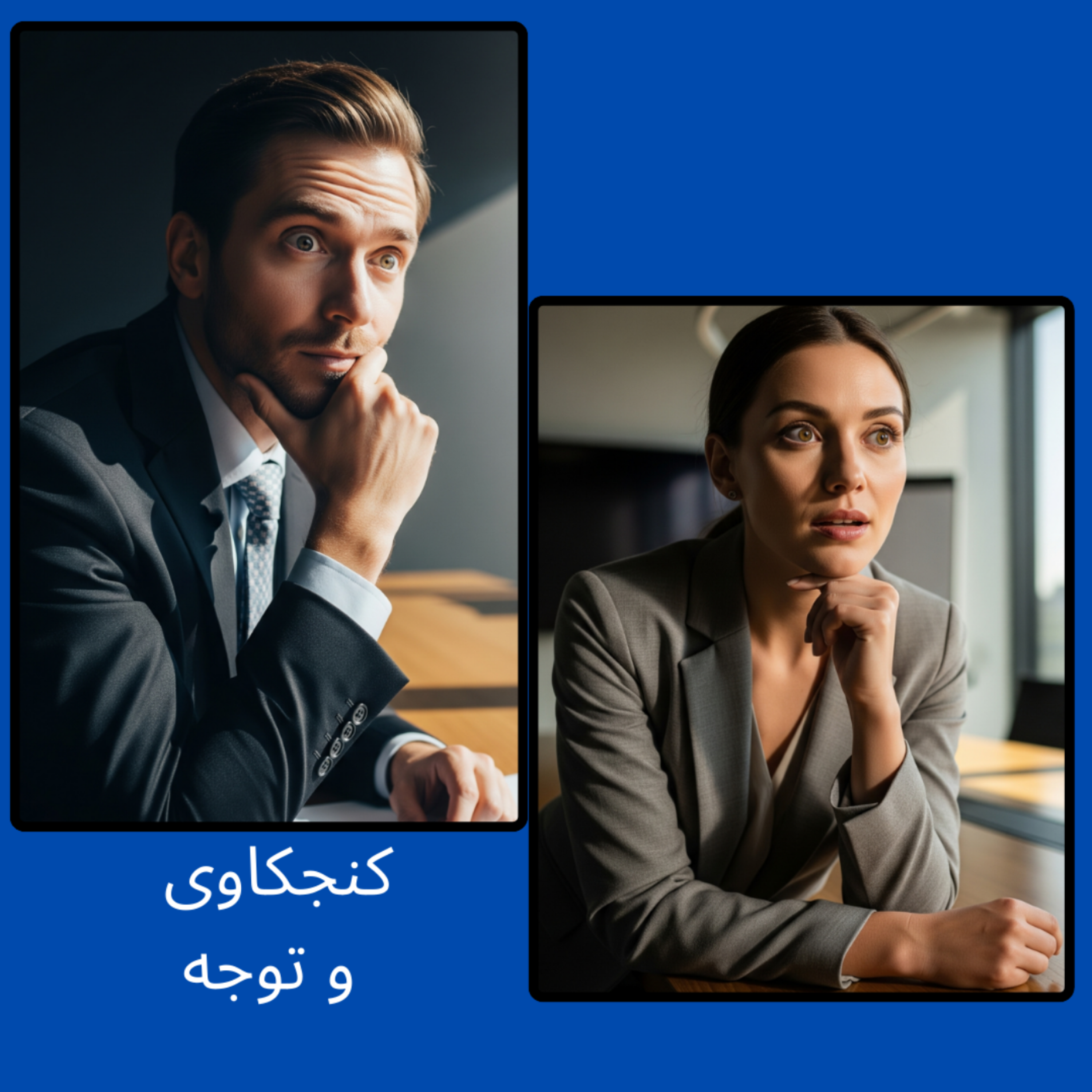 کاور زبان بدن کنجکاوی و توجه