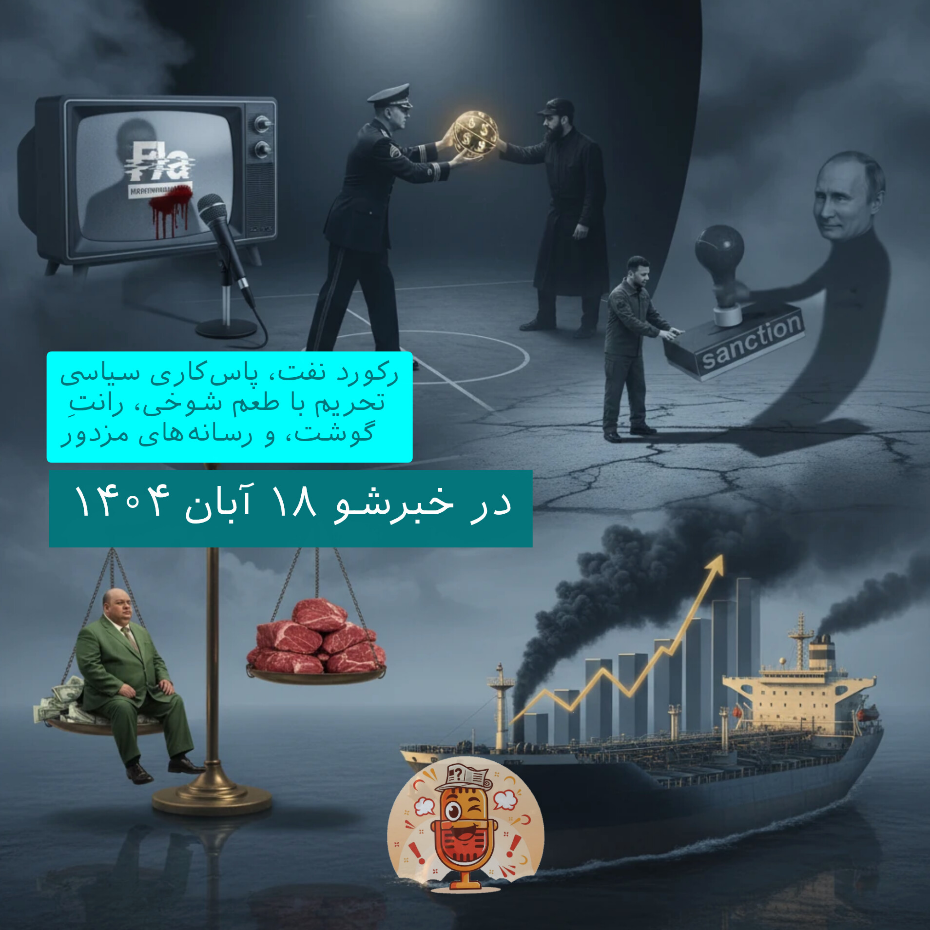 کاور خبرشو ۱۸ آبان ۱۴۰۴