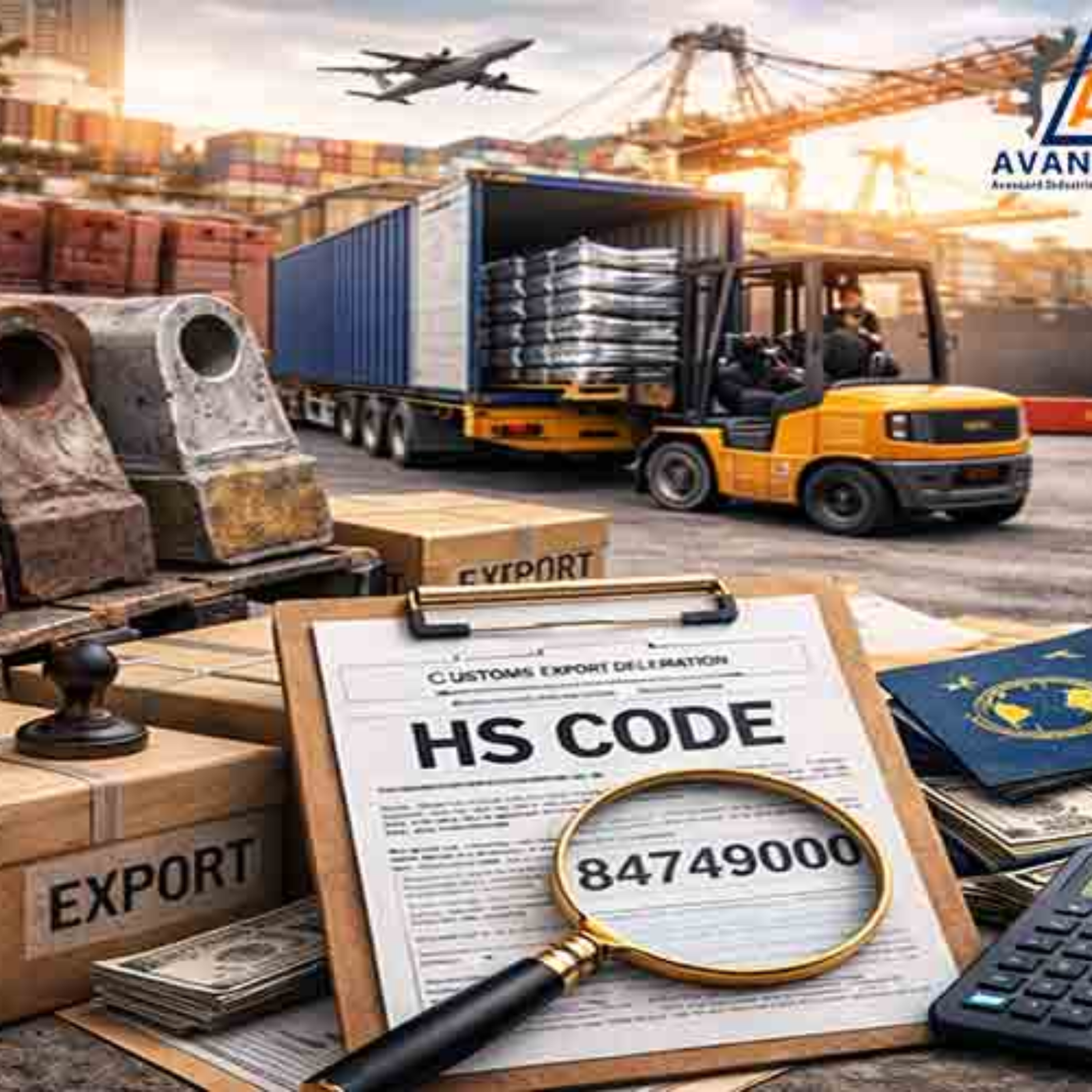 کاور HS Code گمرکی قطعات سنگ شکن و قطعات ریخته گری