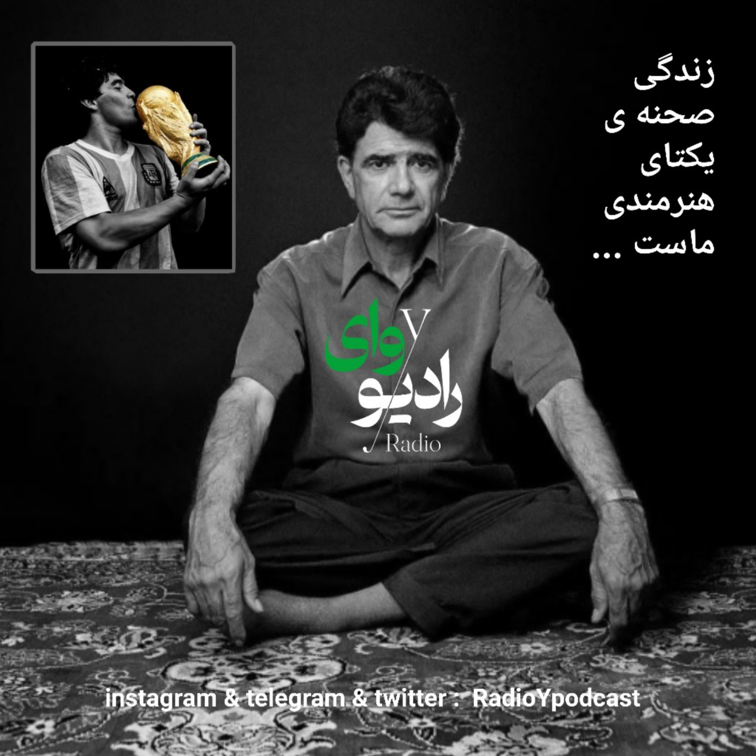 کاور رادیو وای - زندگی صحنه ی یکتای هنرمندی ماست
