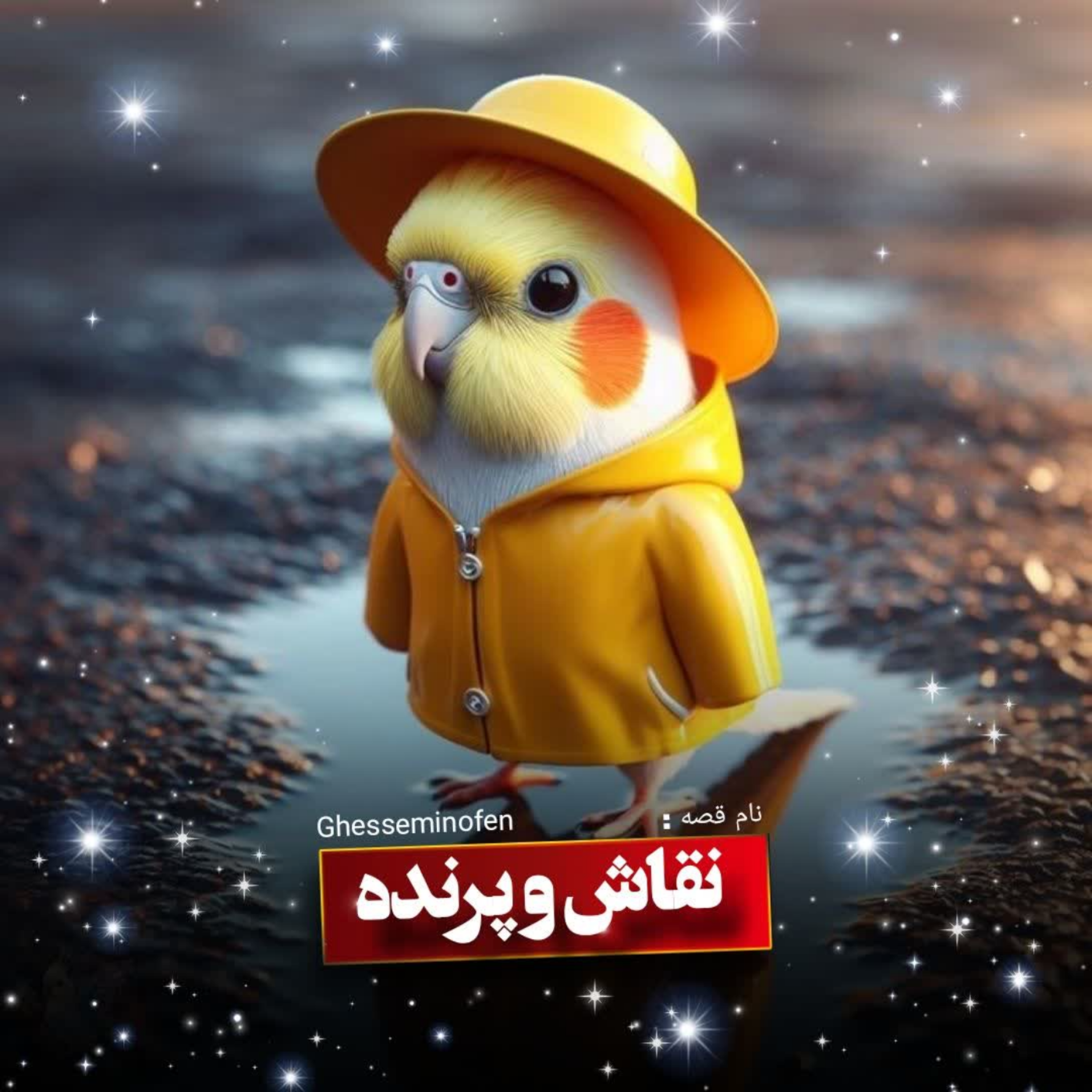 کاور نقاش و پرنده