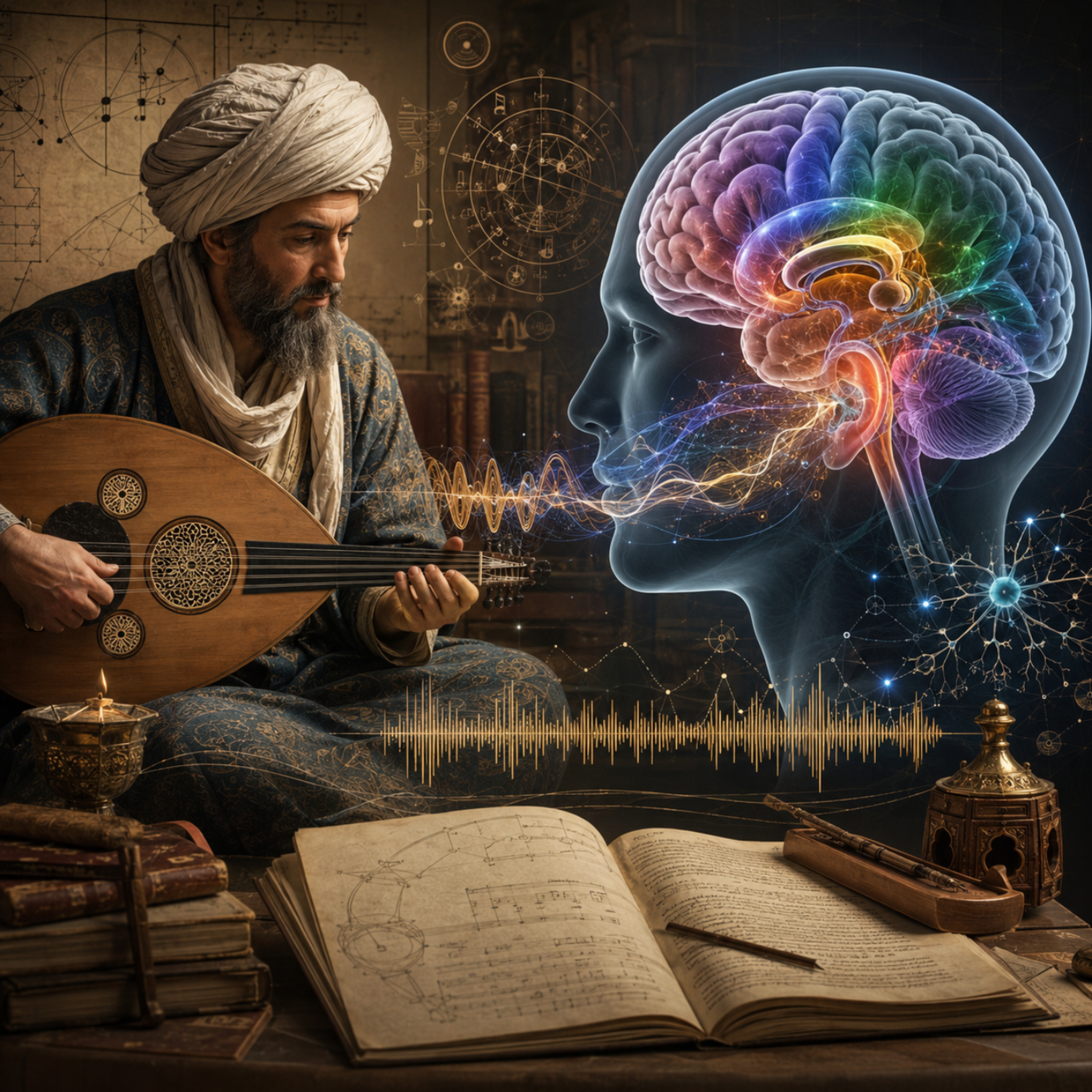 کاور فارابی و موسیقی درمانی