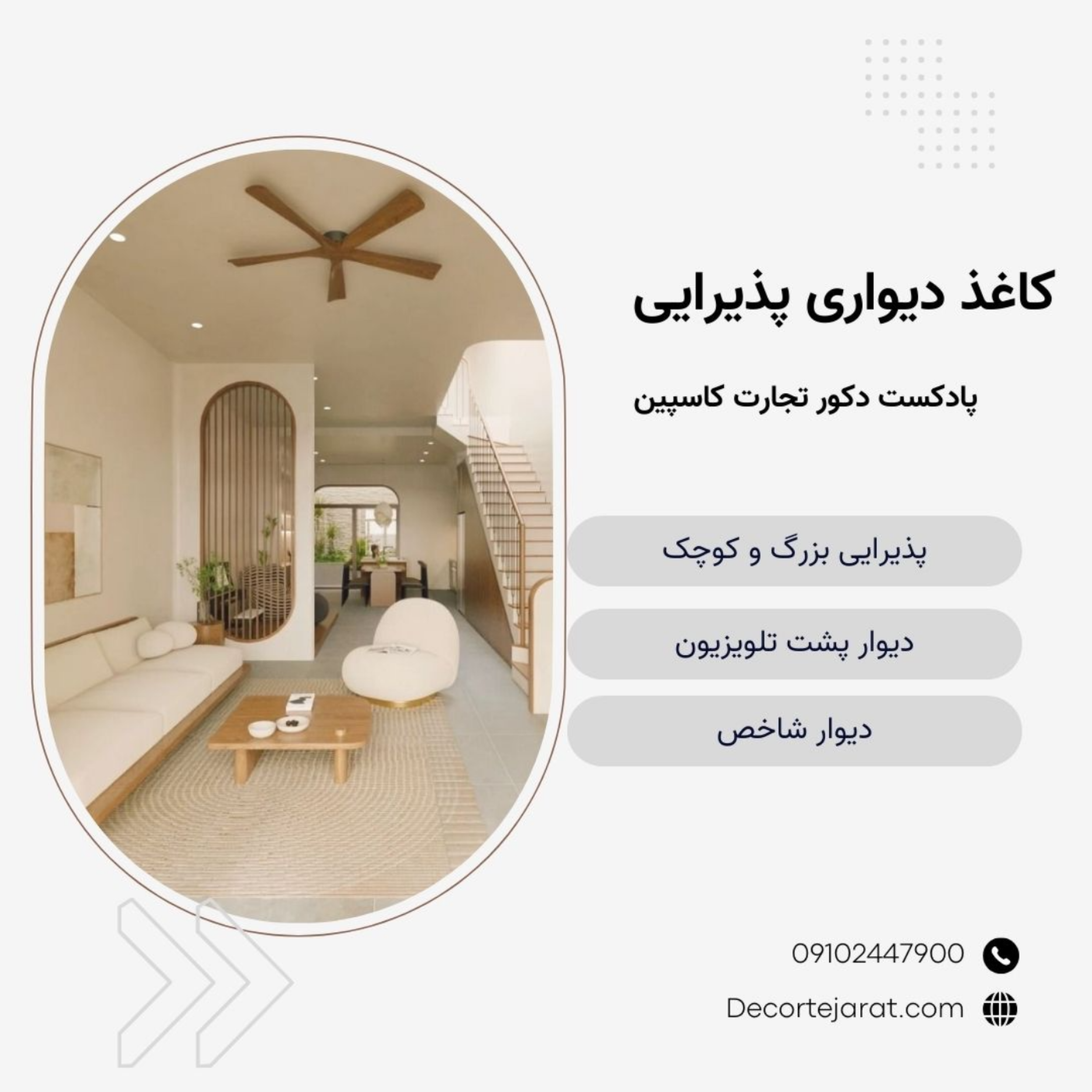 کاور راهنمای خرید کاغذ دیواری پذیرایی