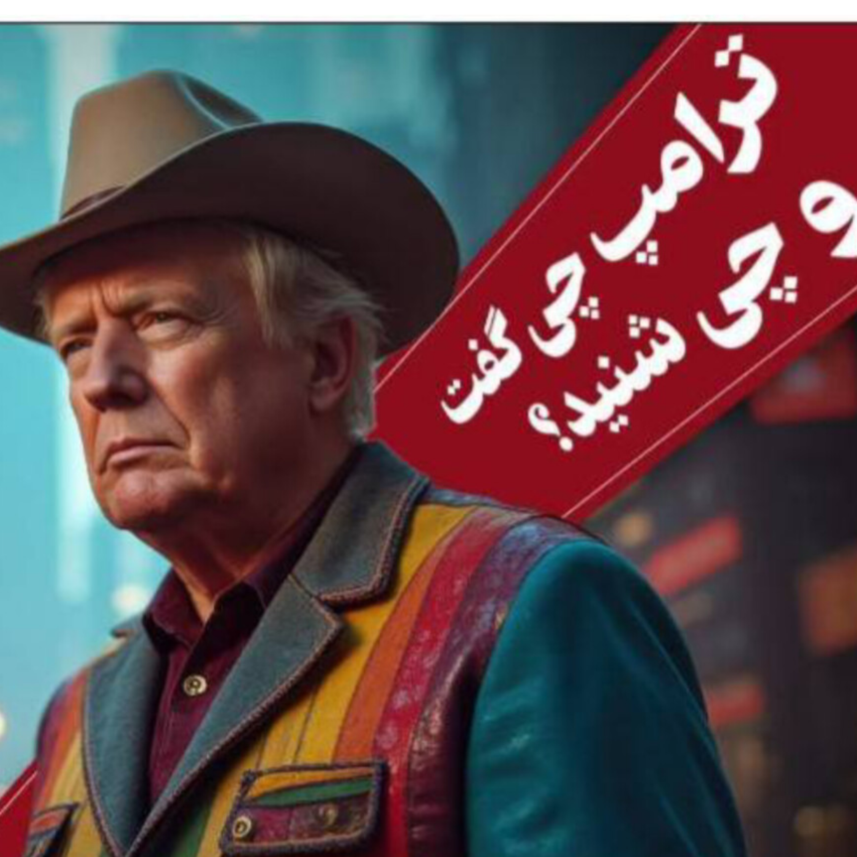 کاور «ترامپ چی گفت و چی شنید؟» 🇮🇷🇺🇸
