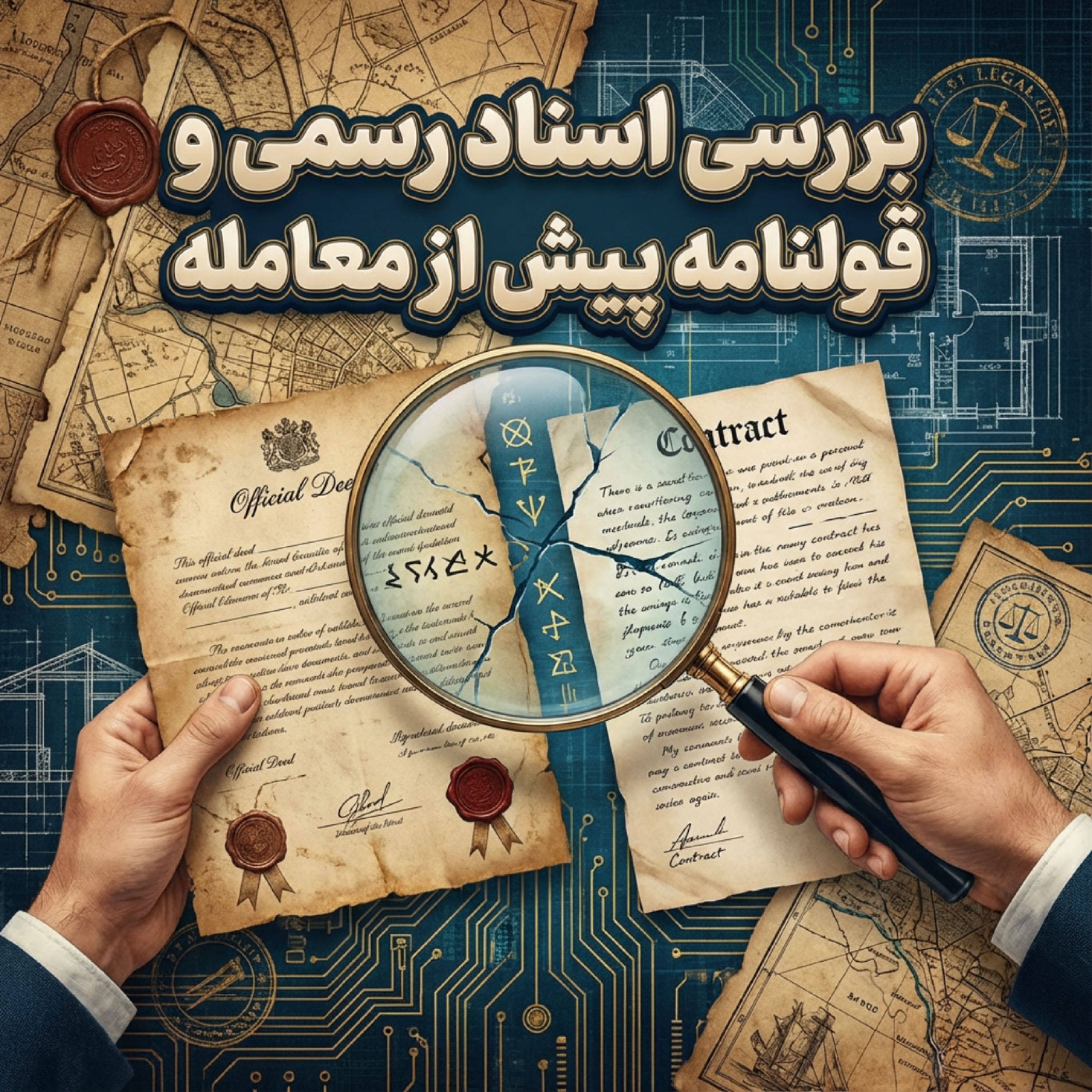 کاور نحوه بررسی سند رسمی و قولنامه پیش از معامله