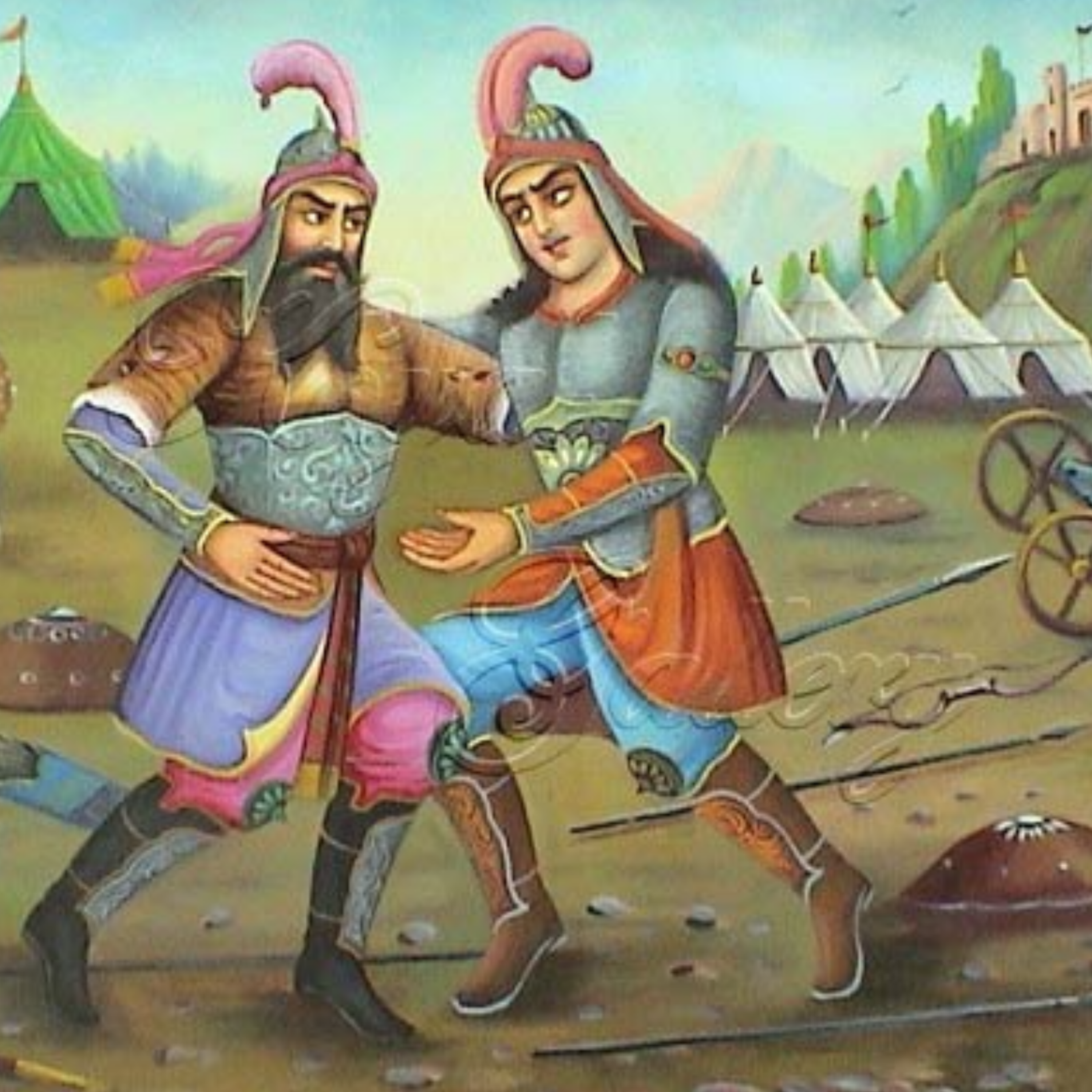 کاور نشست 65 (داستان رستم و سهراب) (سهراب بدایران و رسیدن به دژ سپید)