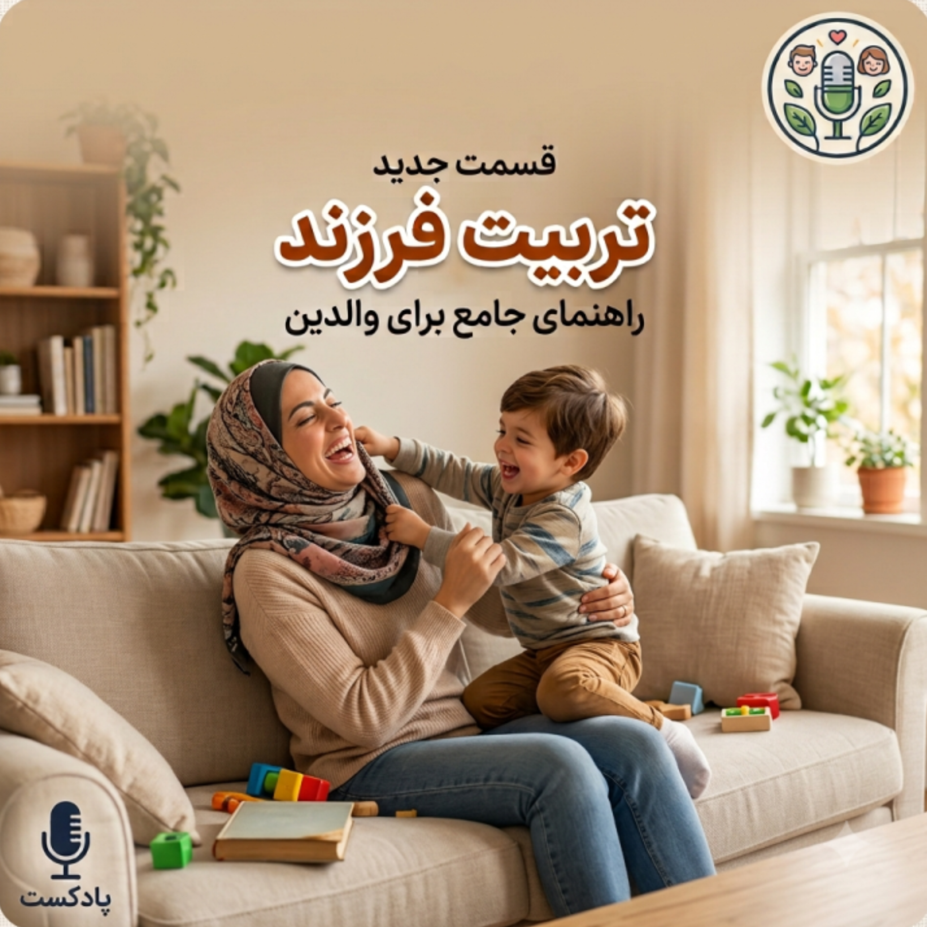 کاور کودک آرام کودک پرتحرک