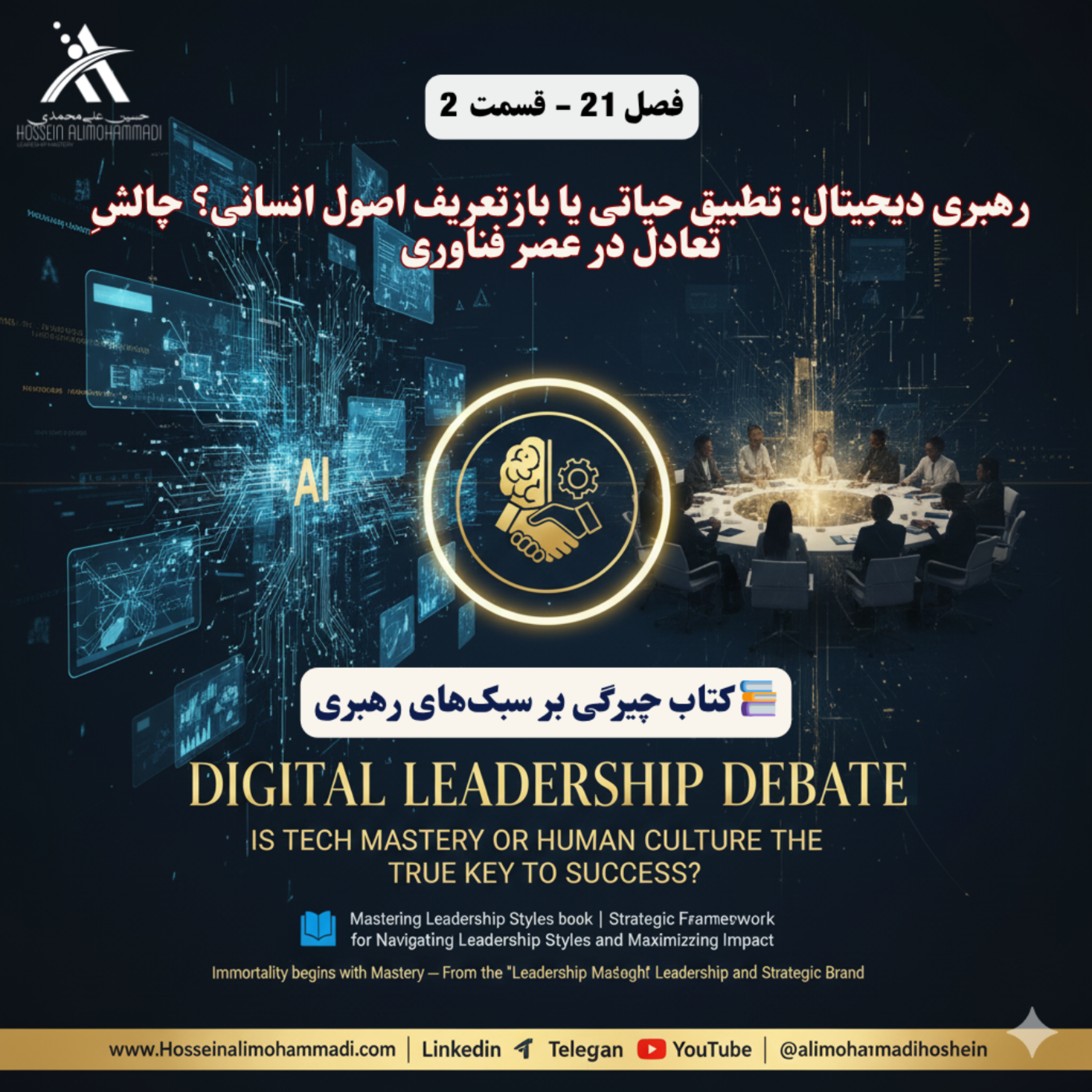 کاور رهبری دیجیتال تطبیق حیاتی یا بازتعریف اصول انسانی؟ چالشِ تعادل در عصر فناوری