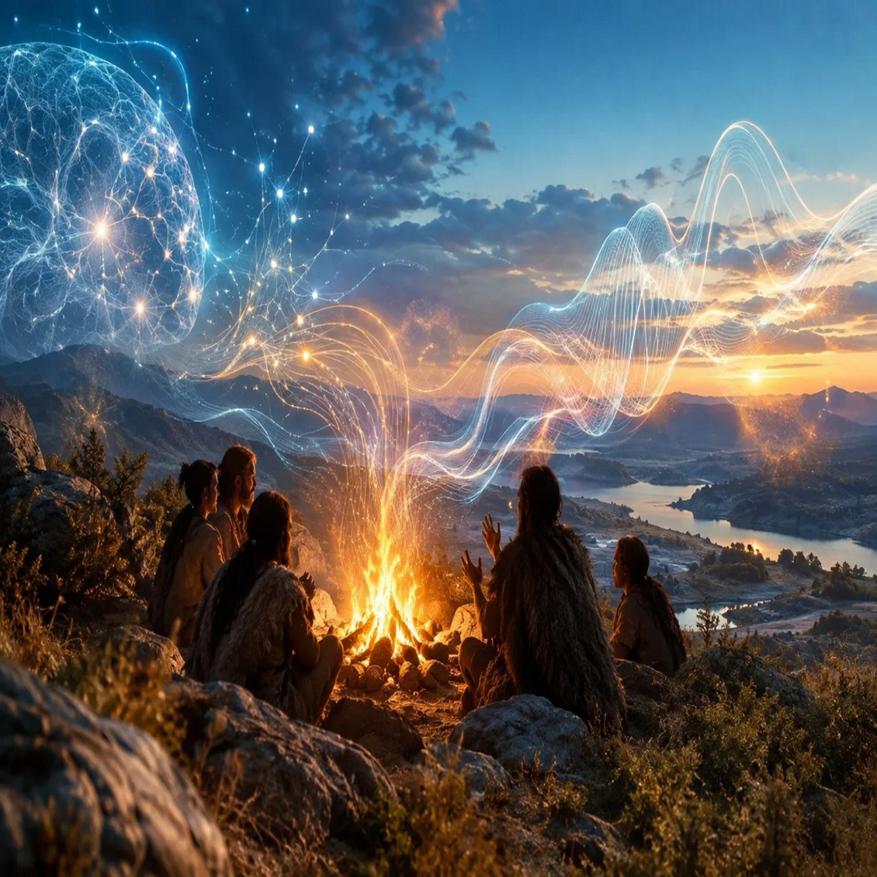 کاور آیا آتش به انسان حرف زدن یاد داد؟