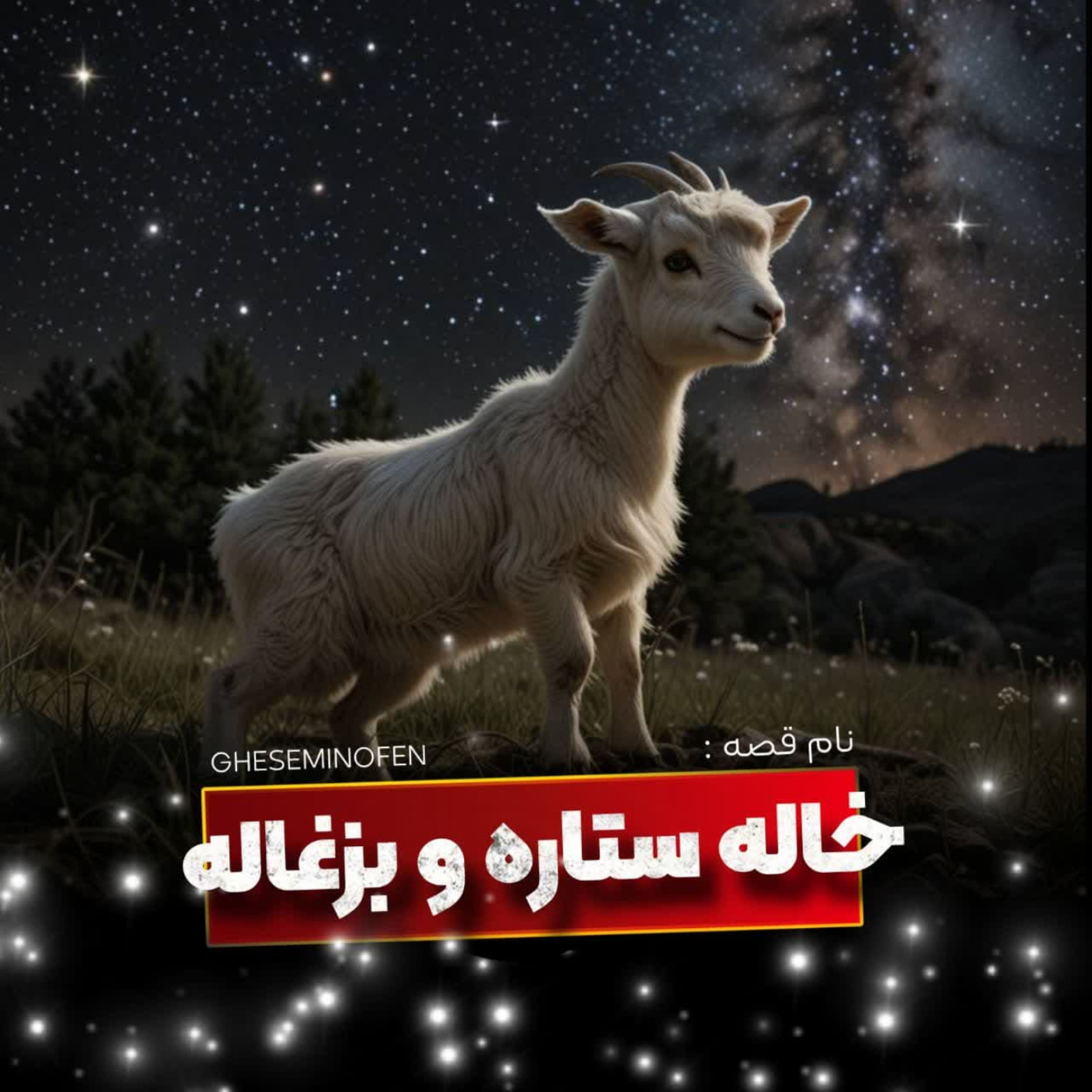 کاور 🎧نام قصه : خاله ستاره و بزغاله