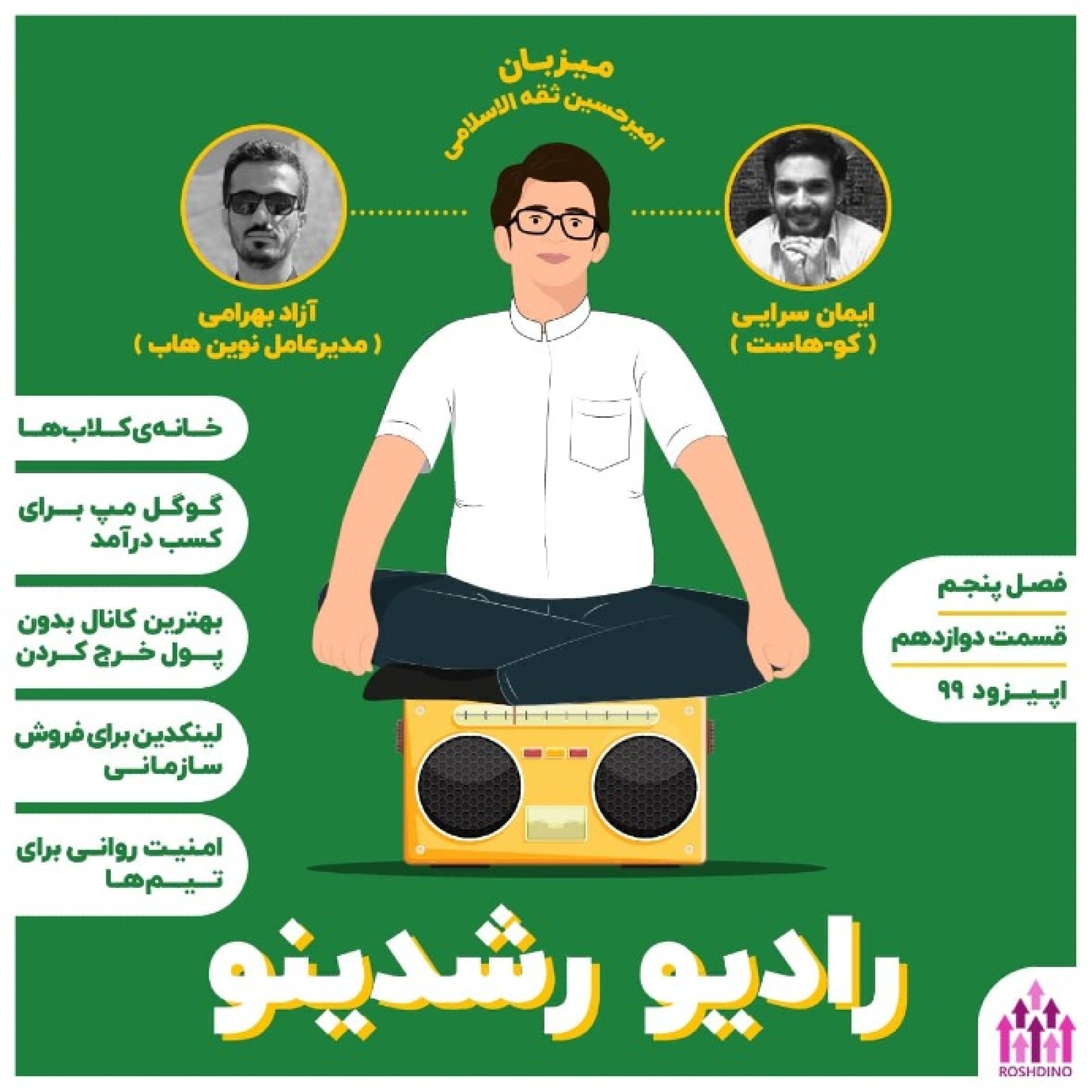 12-5 :شکستهای پیروزی زا (مهمان: آزاد بهرامی - موسس نوین هاب ) episode artwork